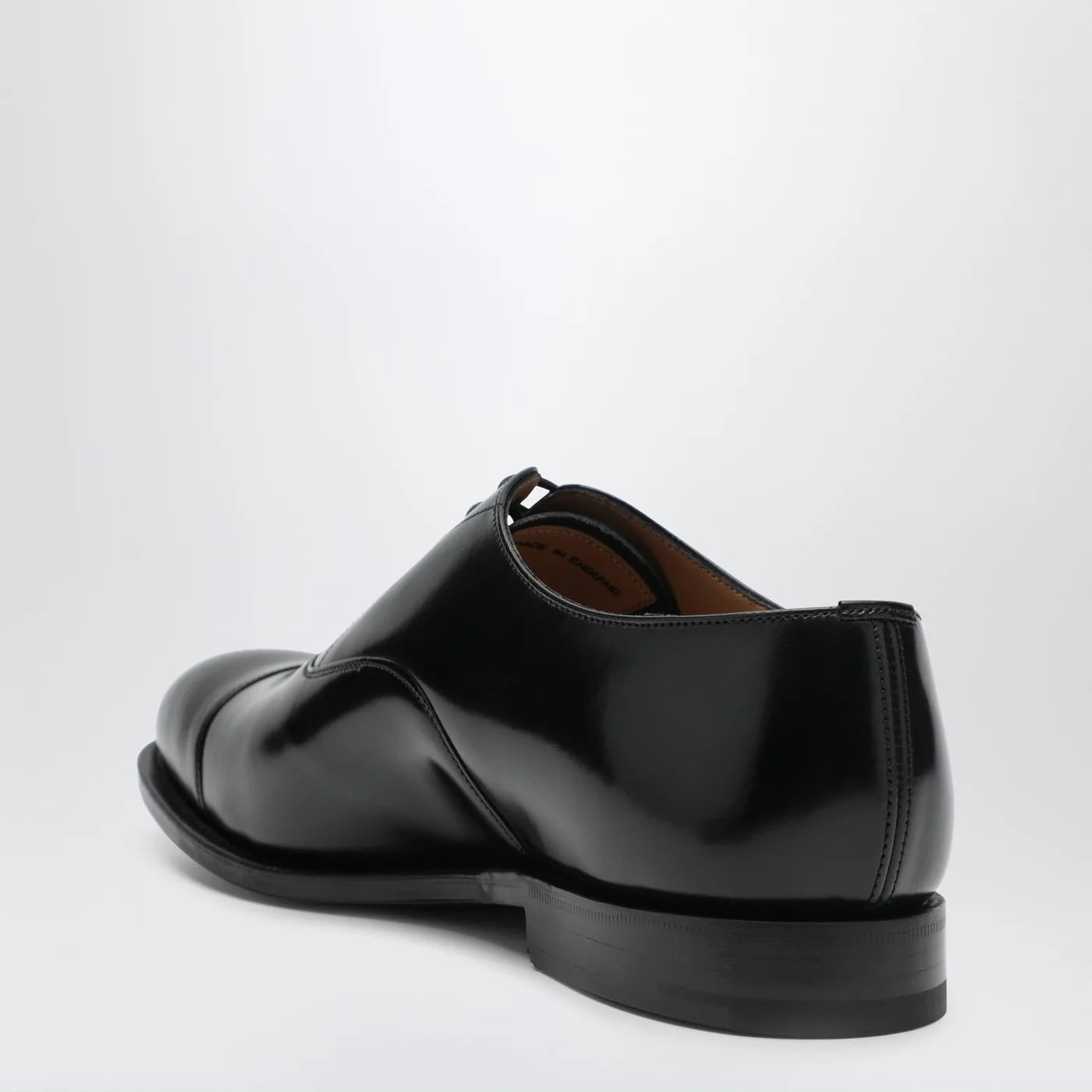 Church's Black smooth leather Consul lace-up shoes