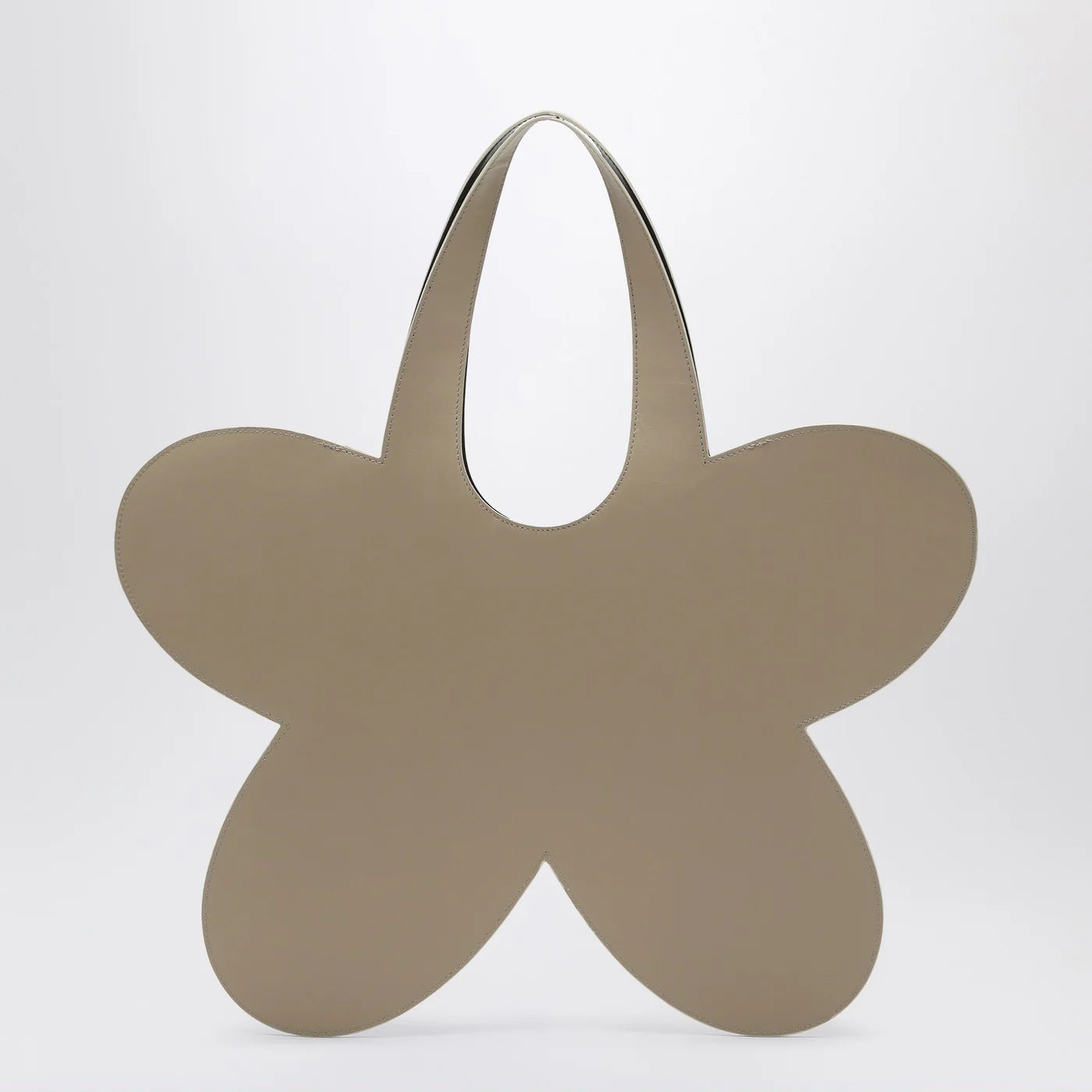 Coperni Flower beige leather tote bag