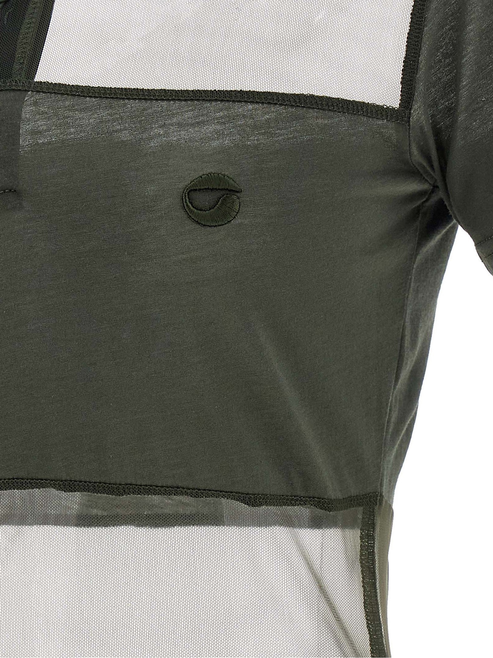 Coperni Sheer Striped Polo Shirt