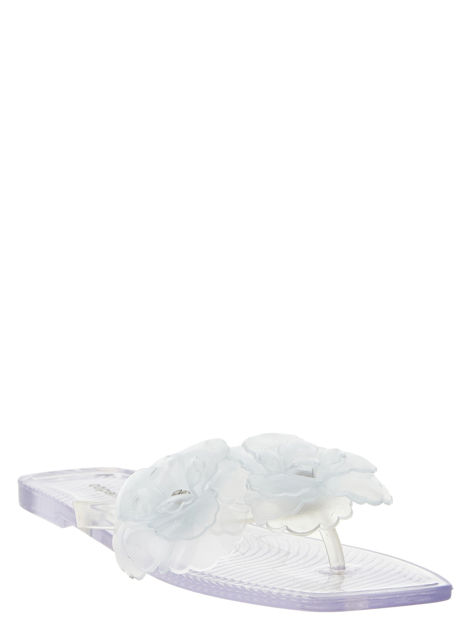 Coperni Silicone Flower Flat Sandals