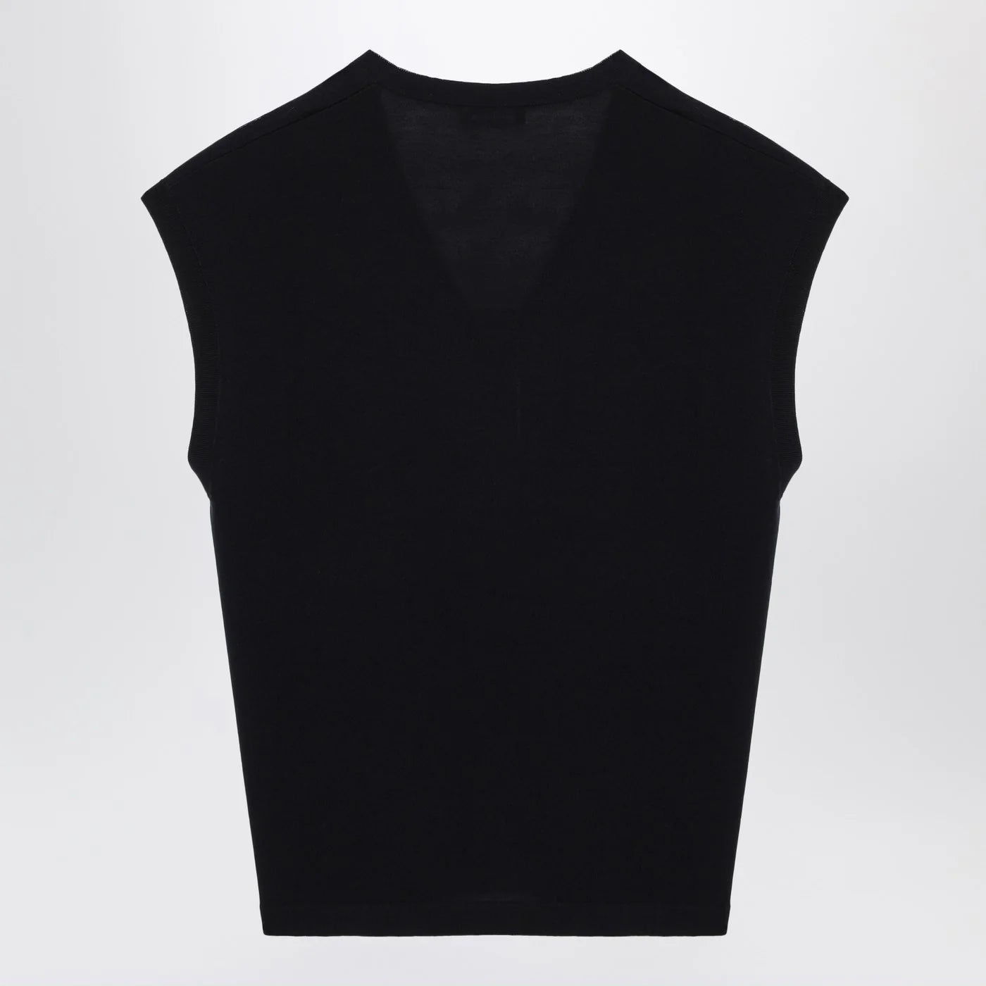 S Max Mara Navy blue wool vest