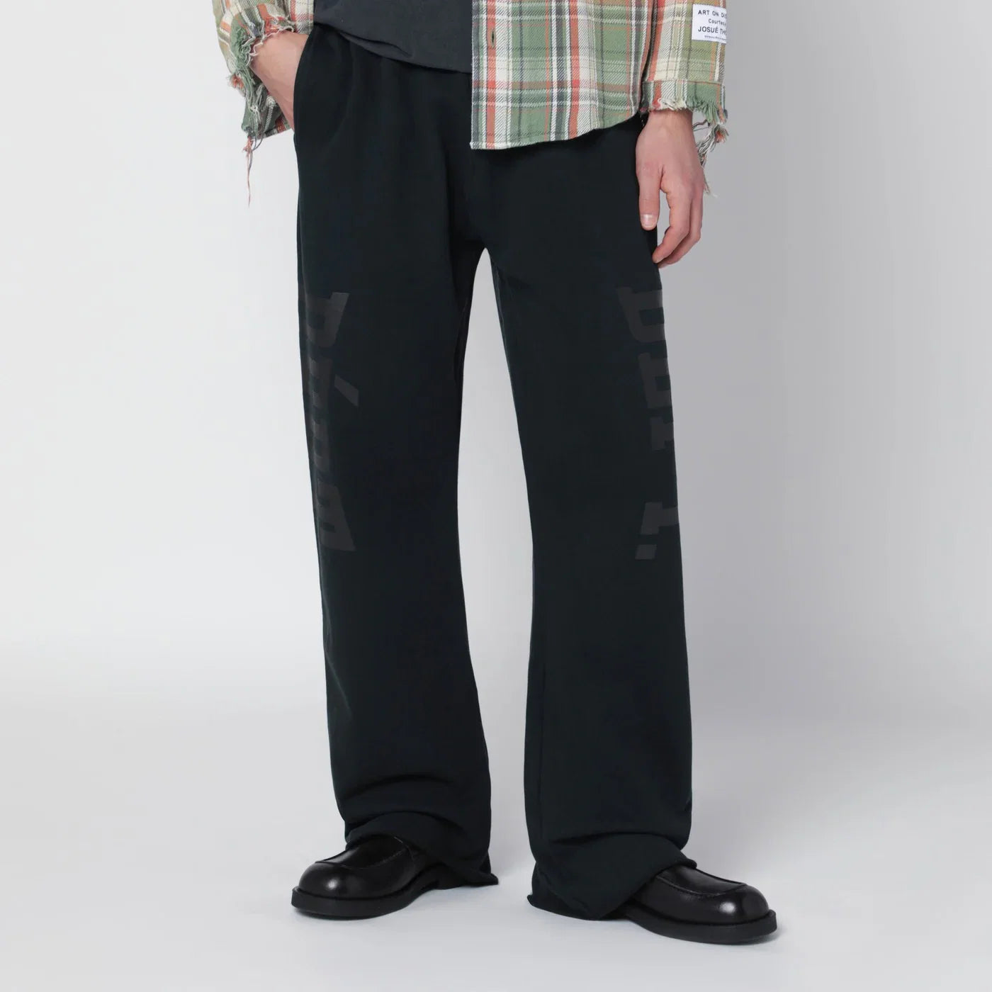 Gallery Dept. Black wide-leg jogging pants