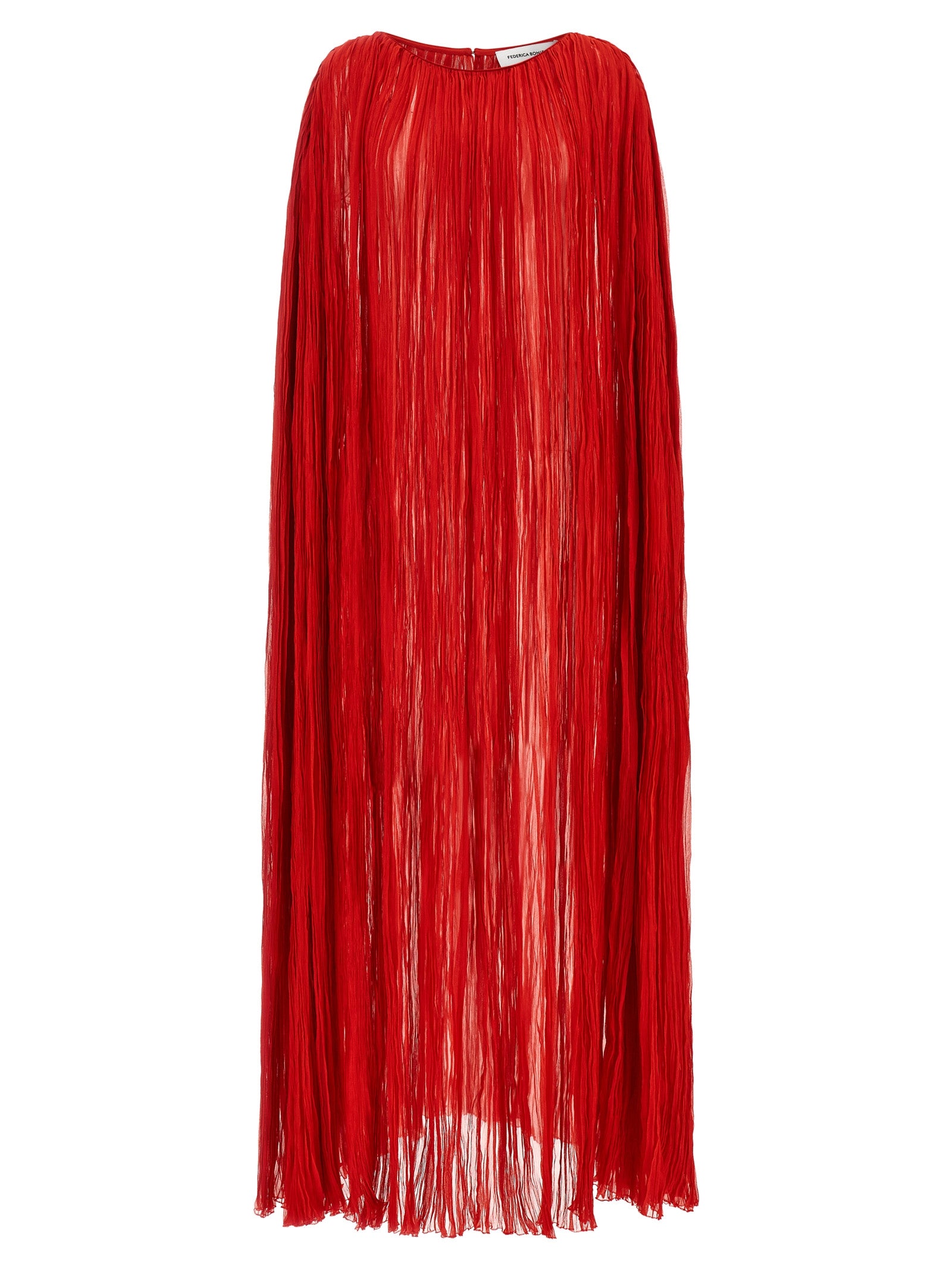 Federica Bonifaci The Pleated Dress Cape Dress