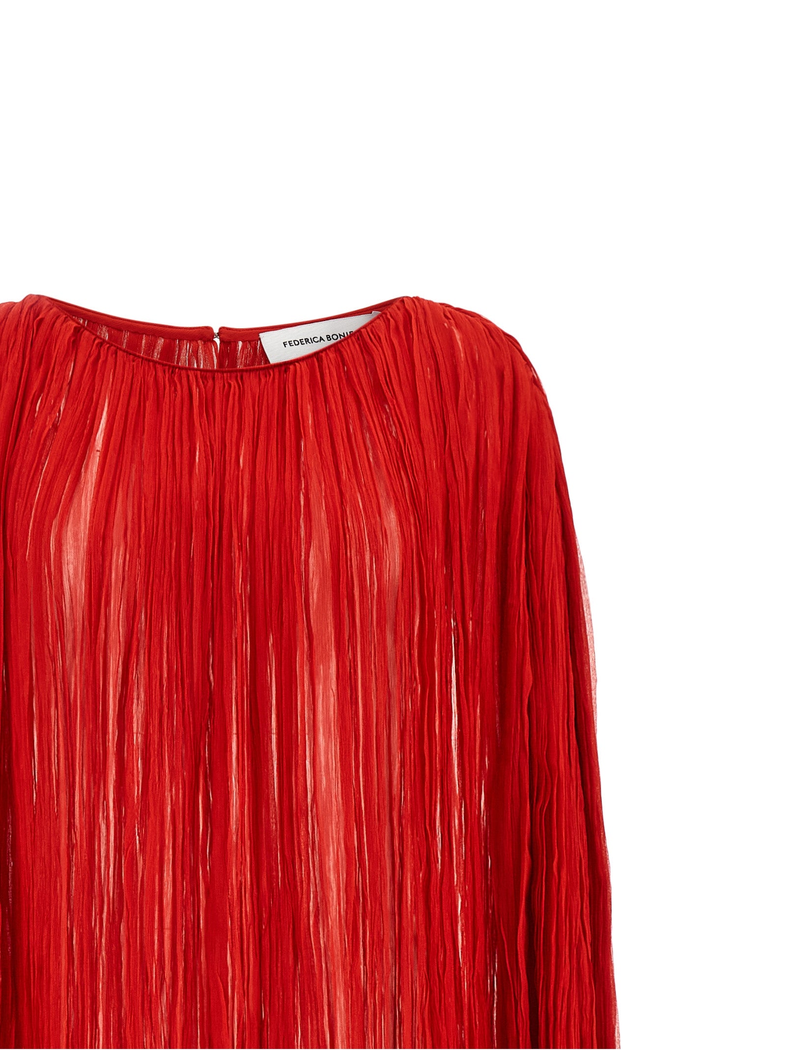 Federica Bonifaci The Pleated Dress Cape Dress
