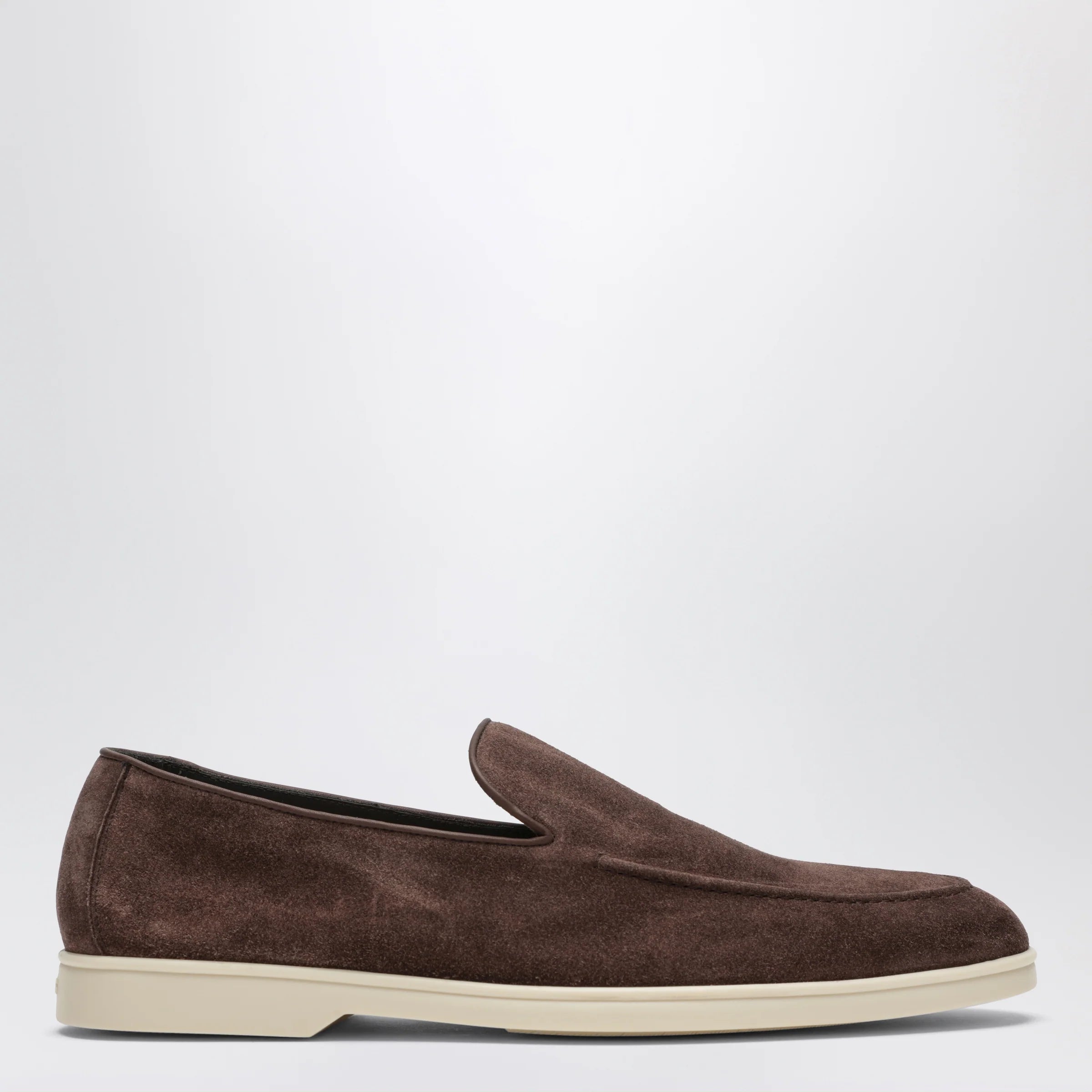 Doucal's Brown suede loafers