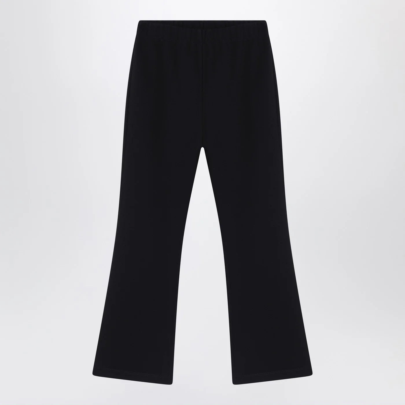 Douuod Black trousers with logo patch