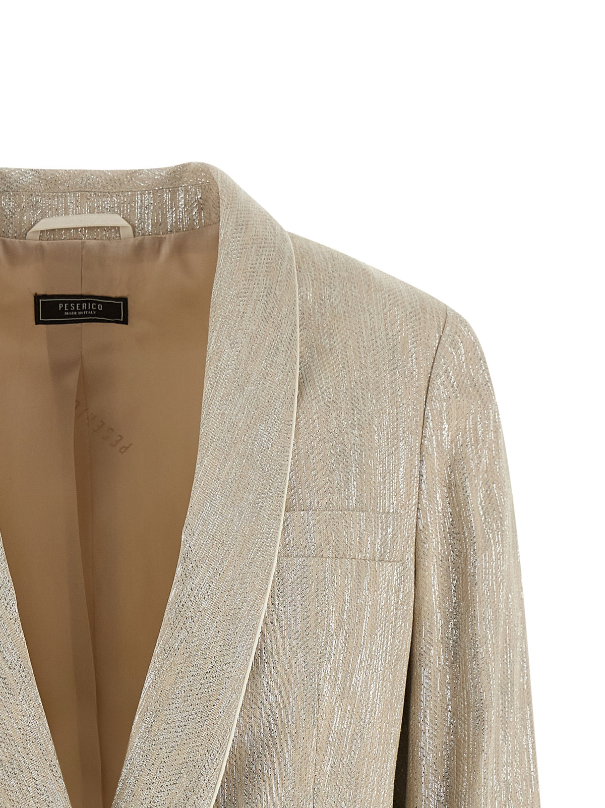 Peserico Lamé Thread Blazer