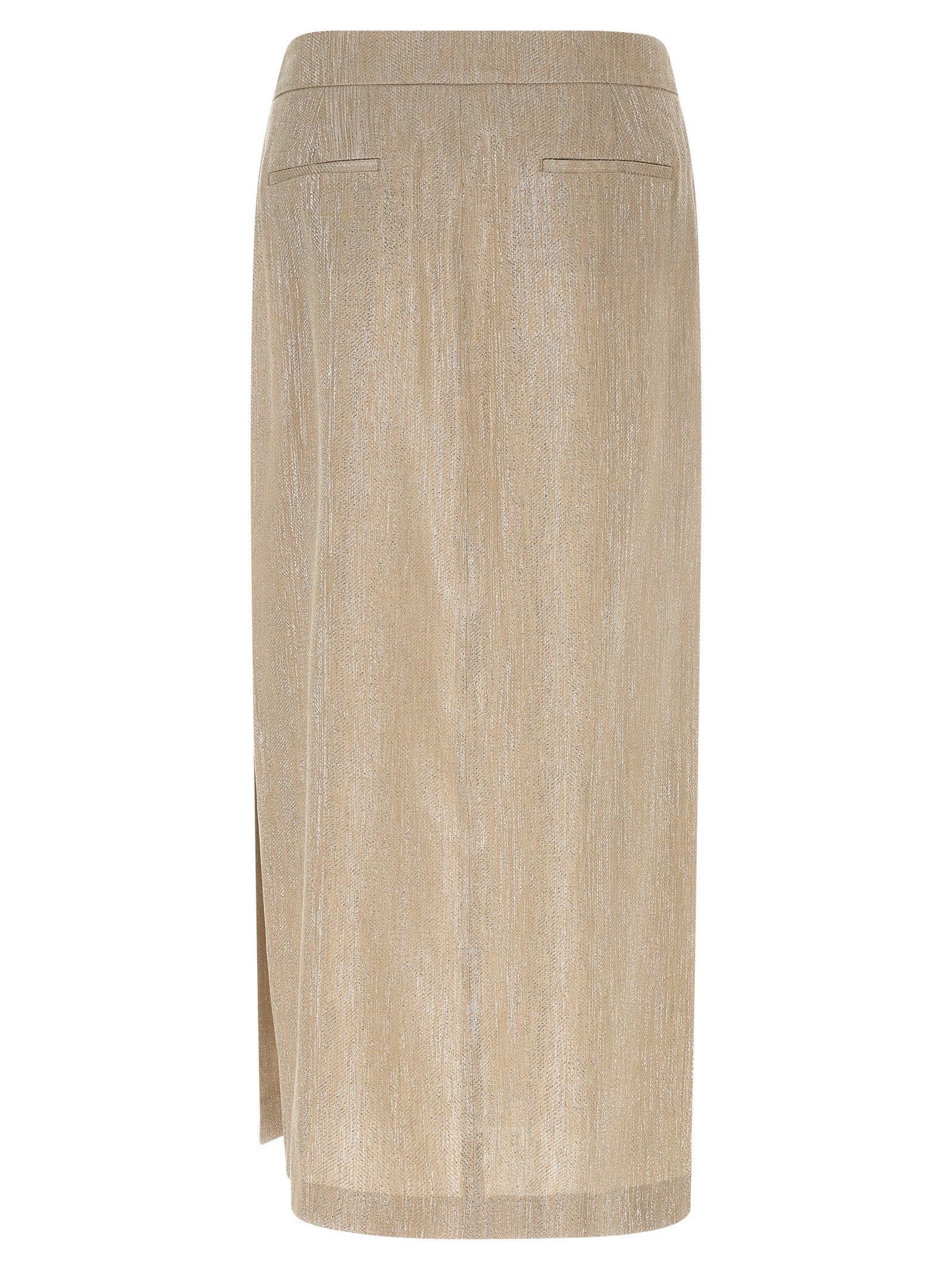 Peserico Lamé Thread Skirt