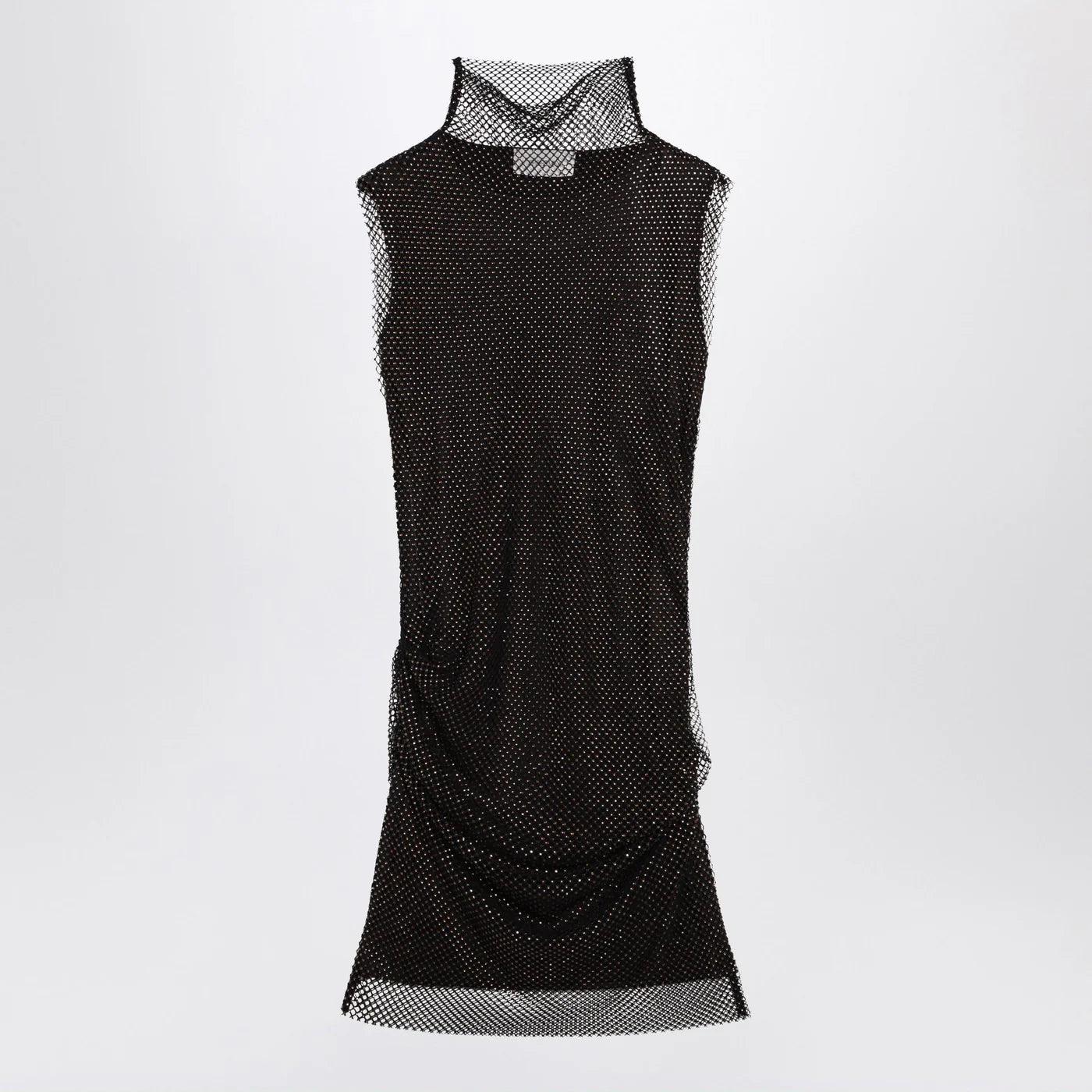 Sportmax Black mesh mini dress