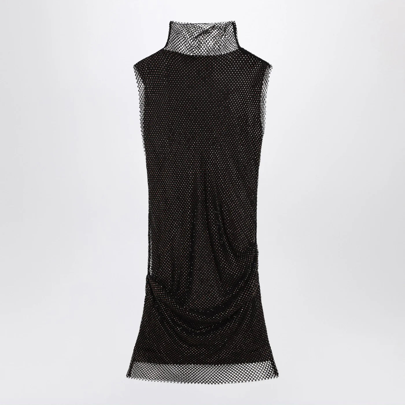 Sportmax Black mesh mini dress