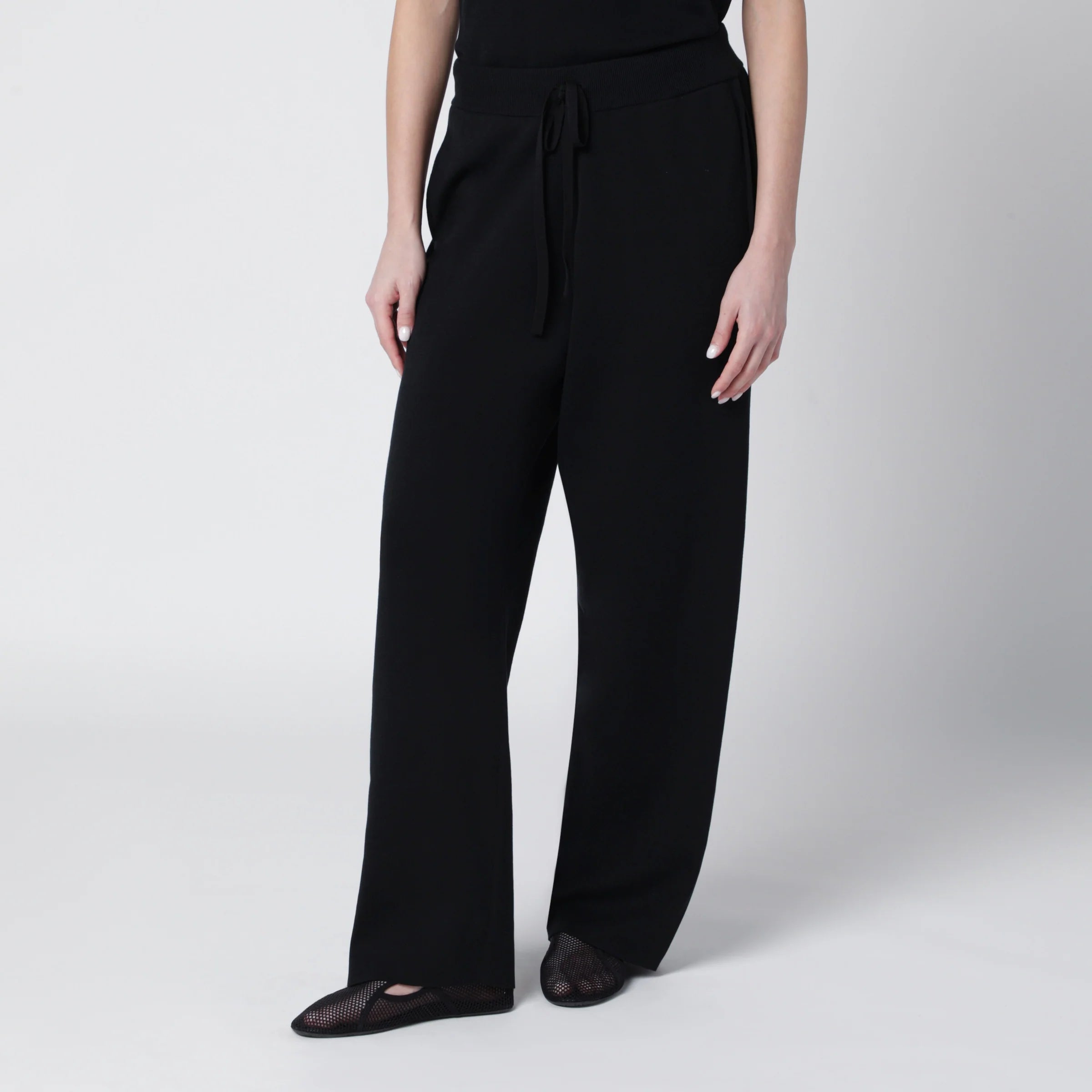 Entire Studios Uniform black cotton trousers