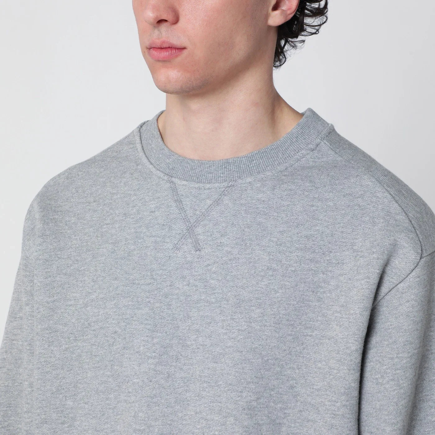 Entire Studios Grey cotton crewneck sweatshirt