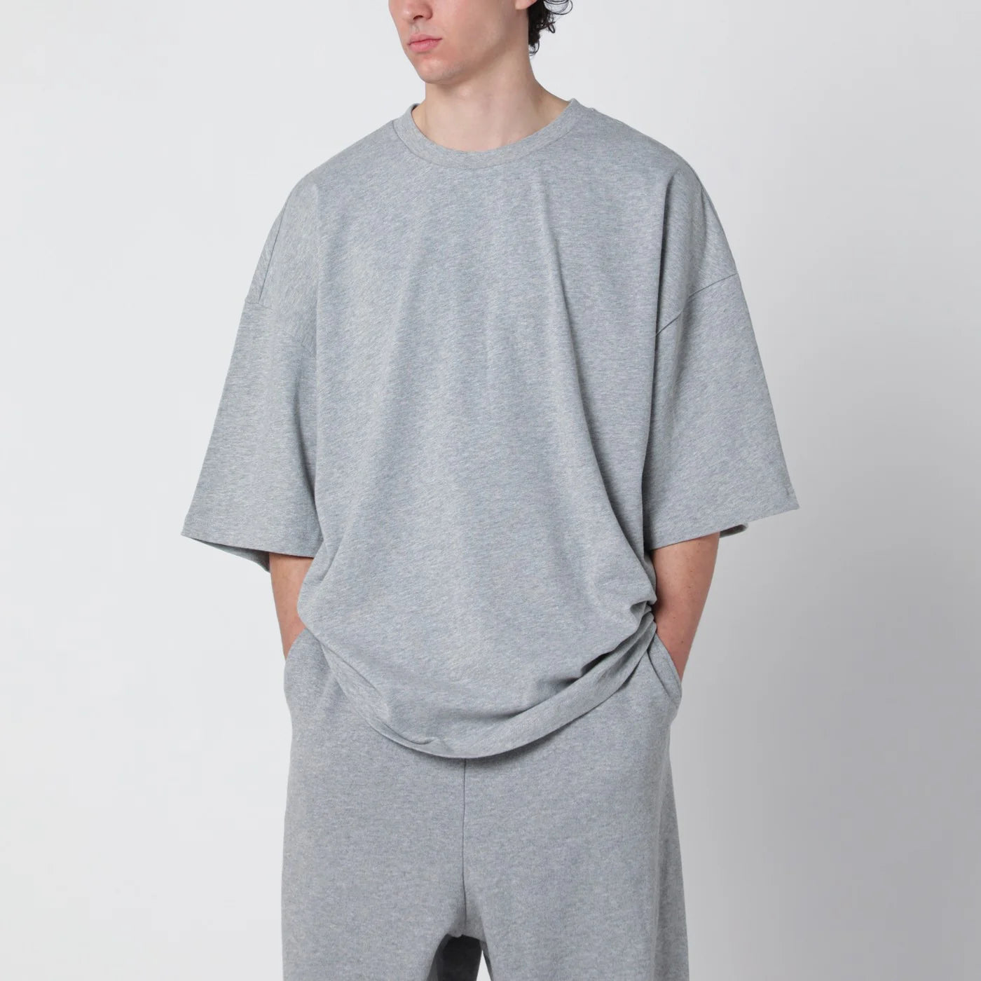 Entire Studios Black grey boxy T-shirt
