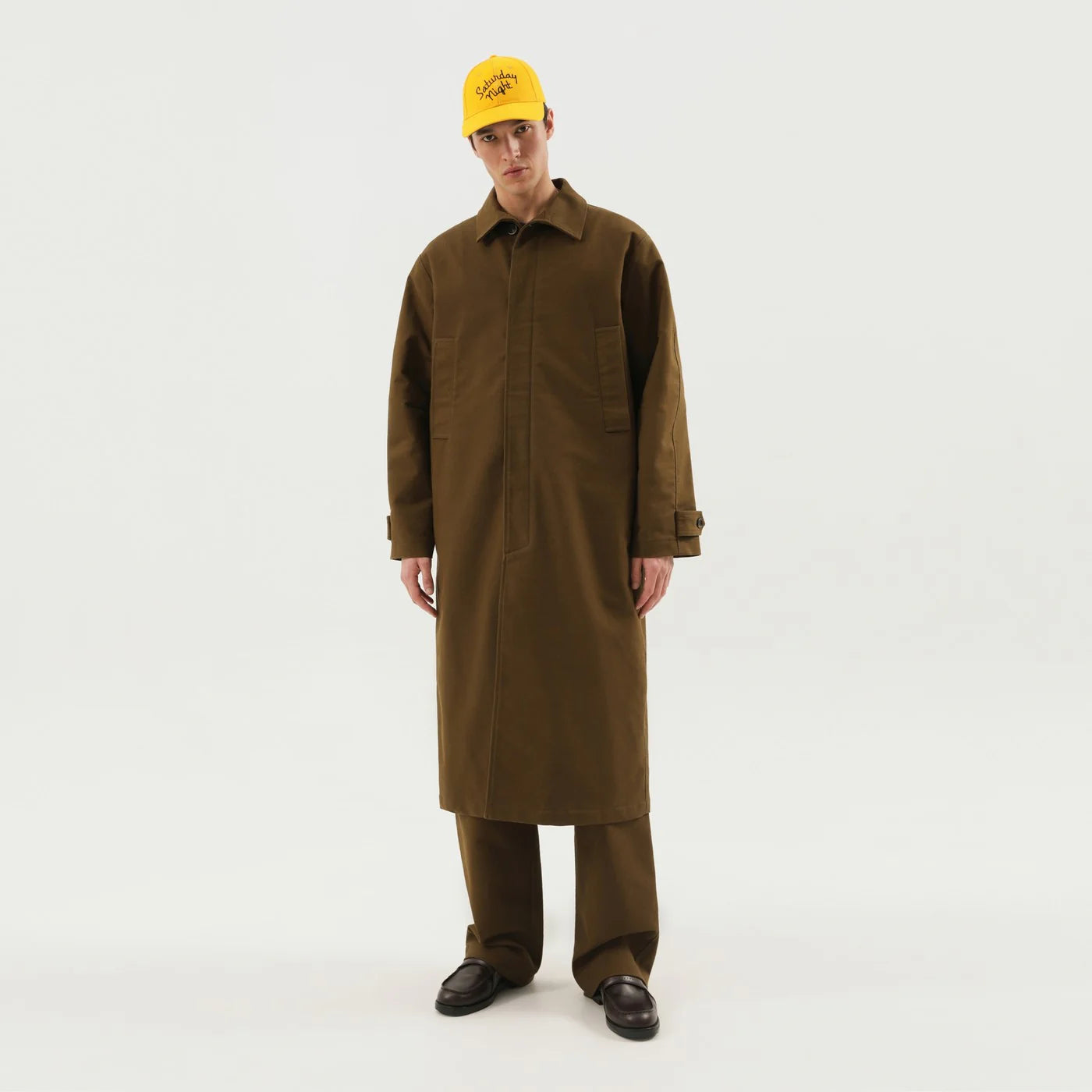 1989 STUDIO Olive green Mackintosh coat