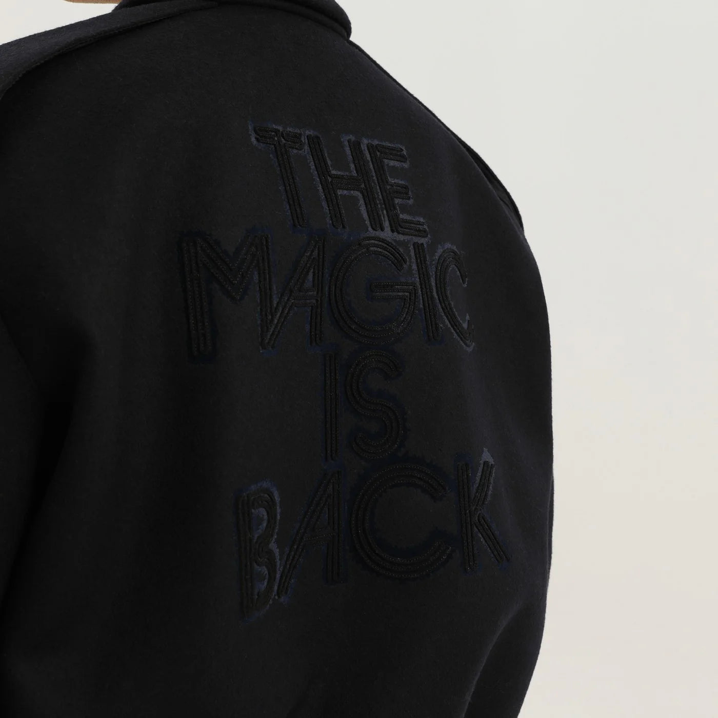 1989 STUDIO Magic bomber in blue wool