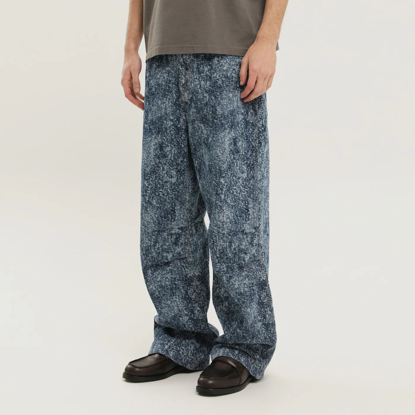 1989 STUDIO Pantaloni Marble Mastiff in denim