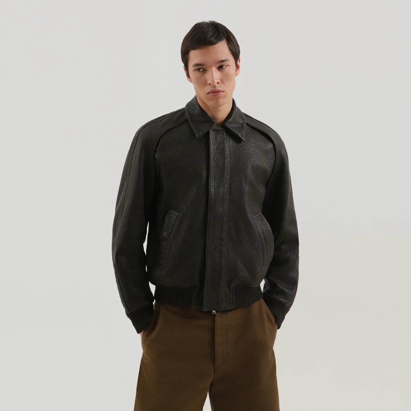 1989 STUDIO Brown leather jacket