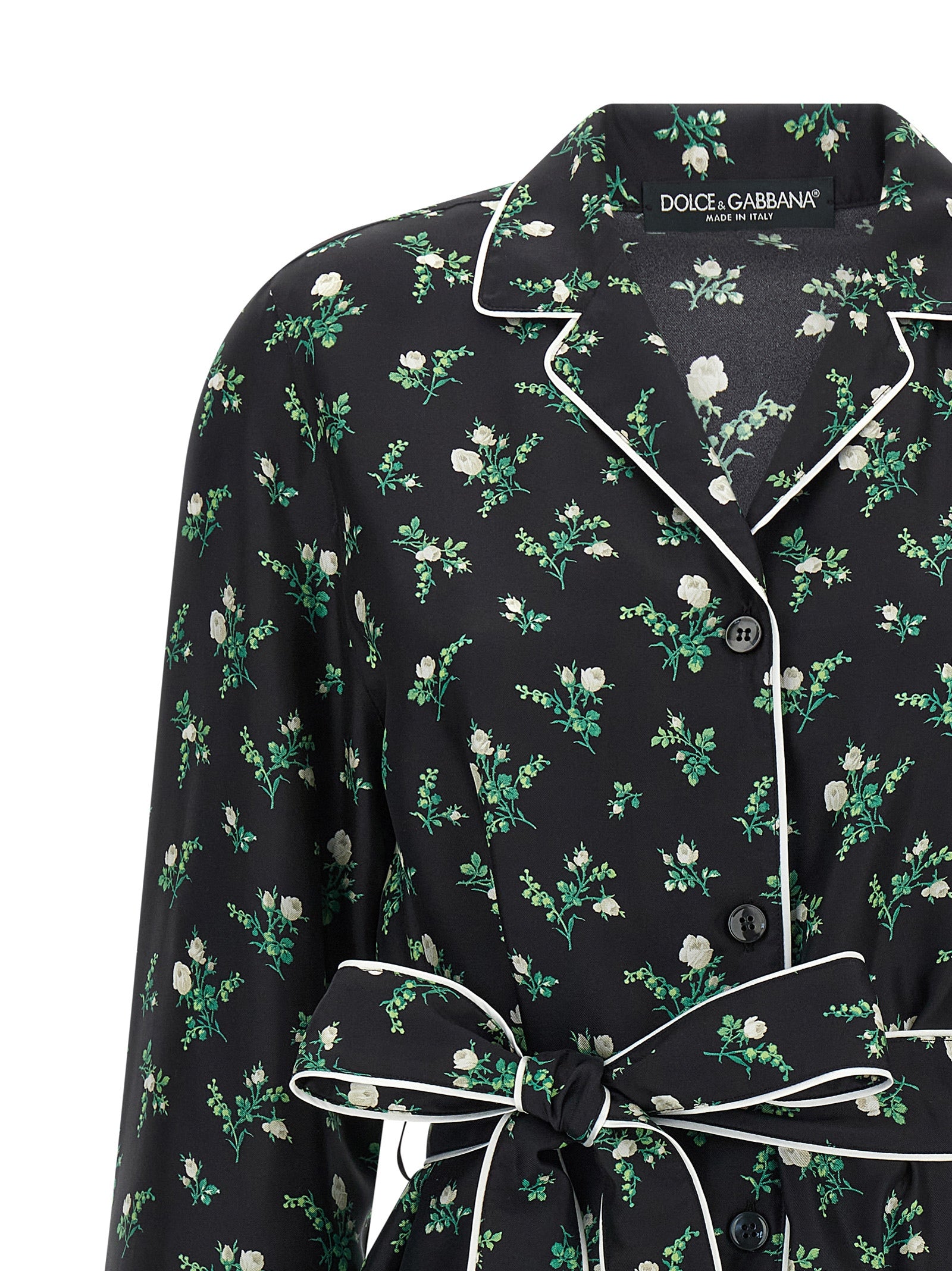 Dolce & Gabbana Roselline And Lily Of The Lilies Of The Flowers Printed Shirt