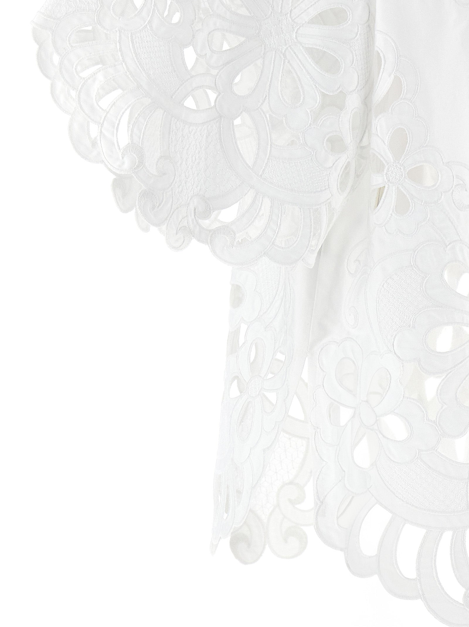 Dolce & Gabbana Cut-out Embroidery Shirt