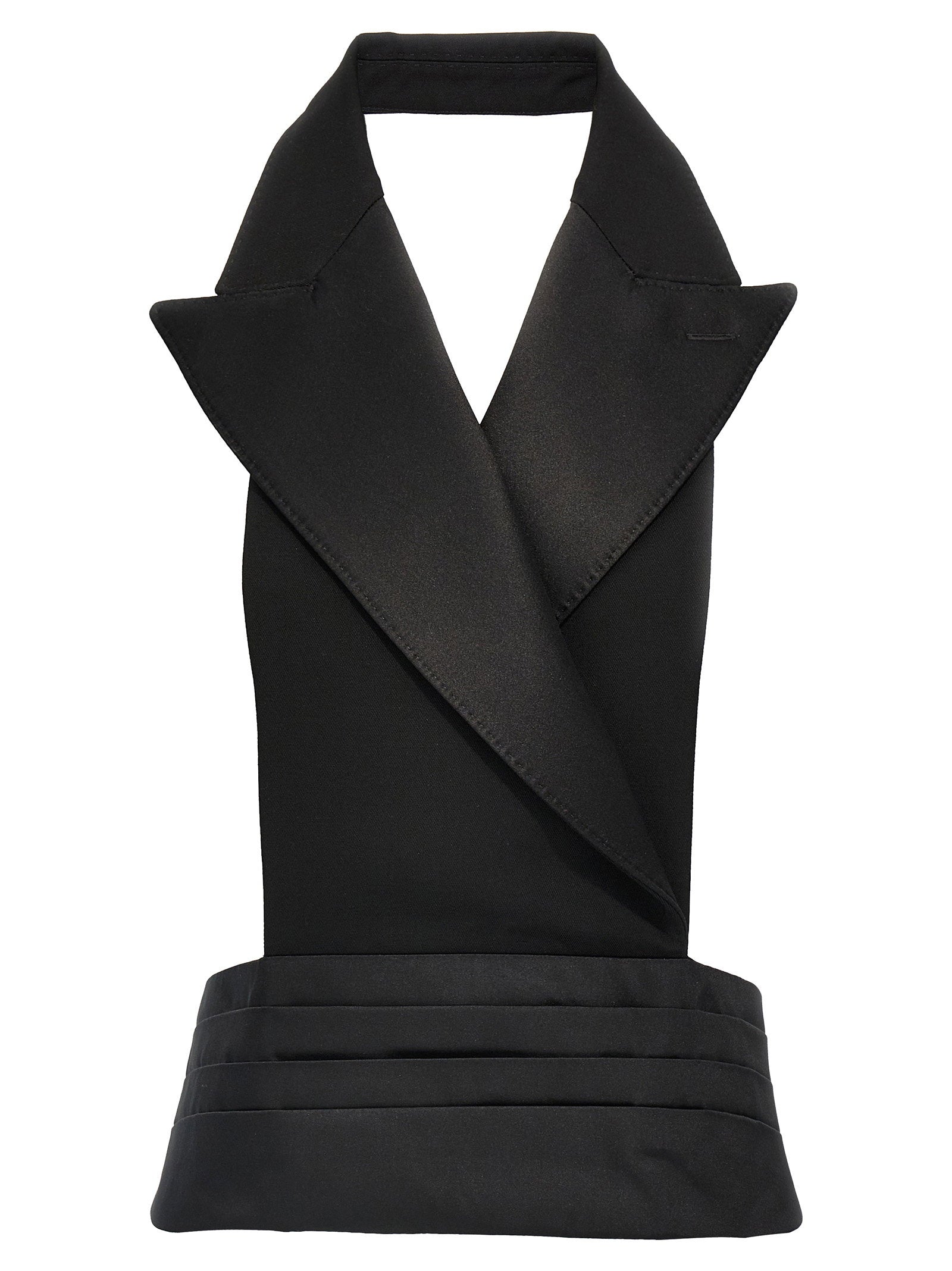 Dolce & Gabbana Double-breasted Bare Back Vest