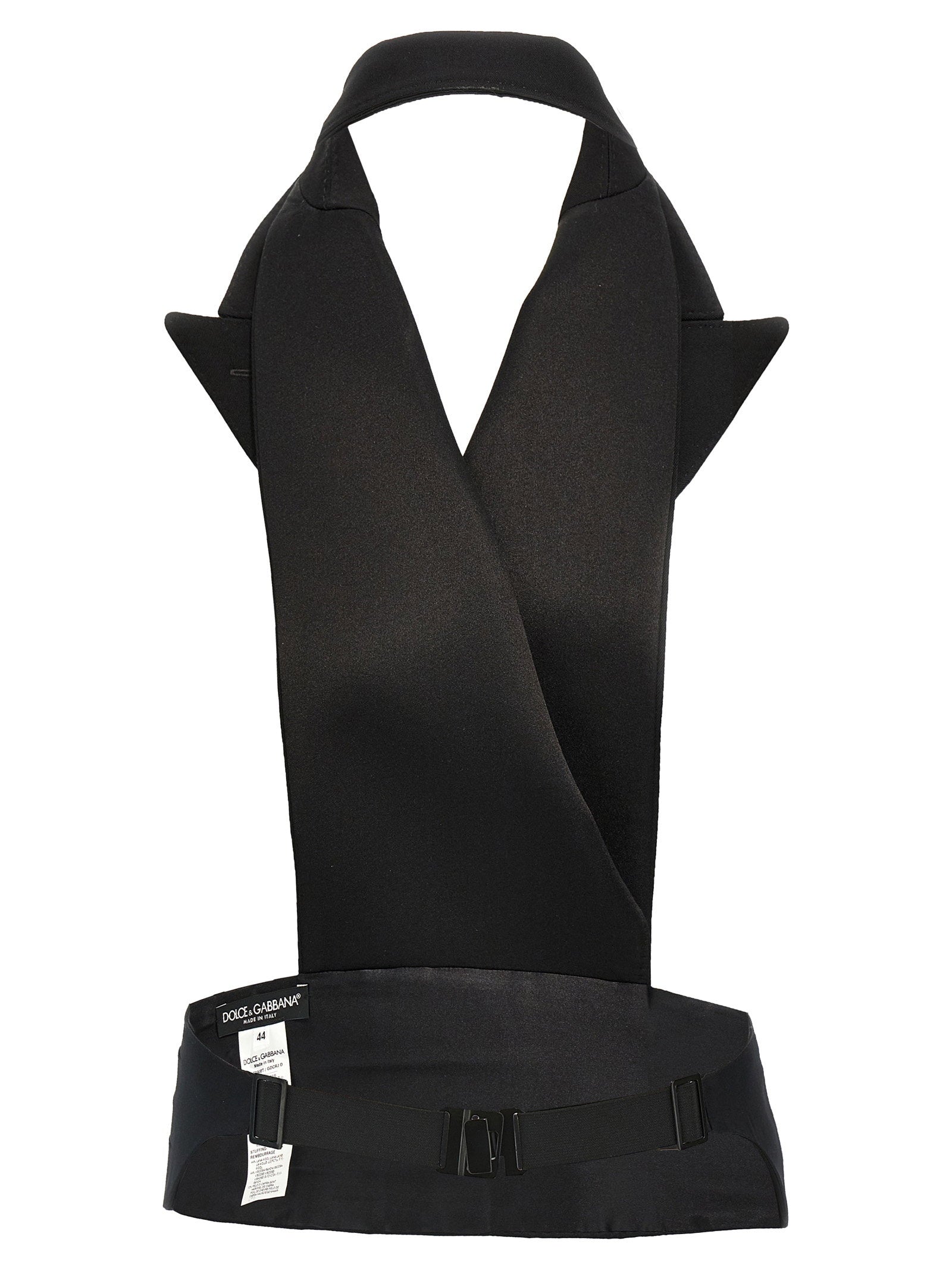 Dolce & Gabbana Double-breasted Bare Back Vest