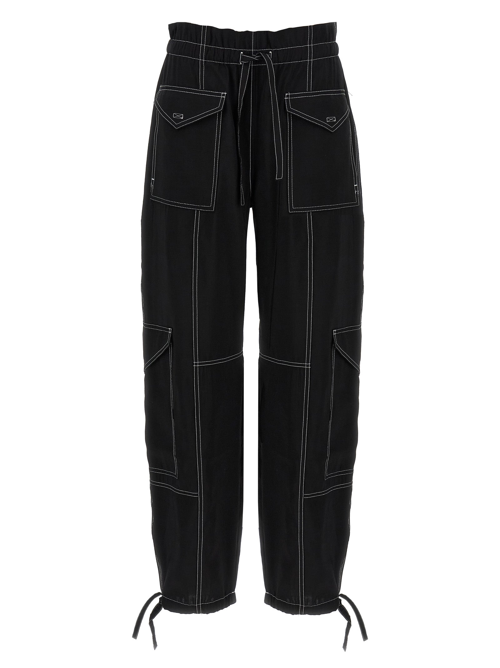 Ganni Light Slub Pocket Pants