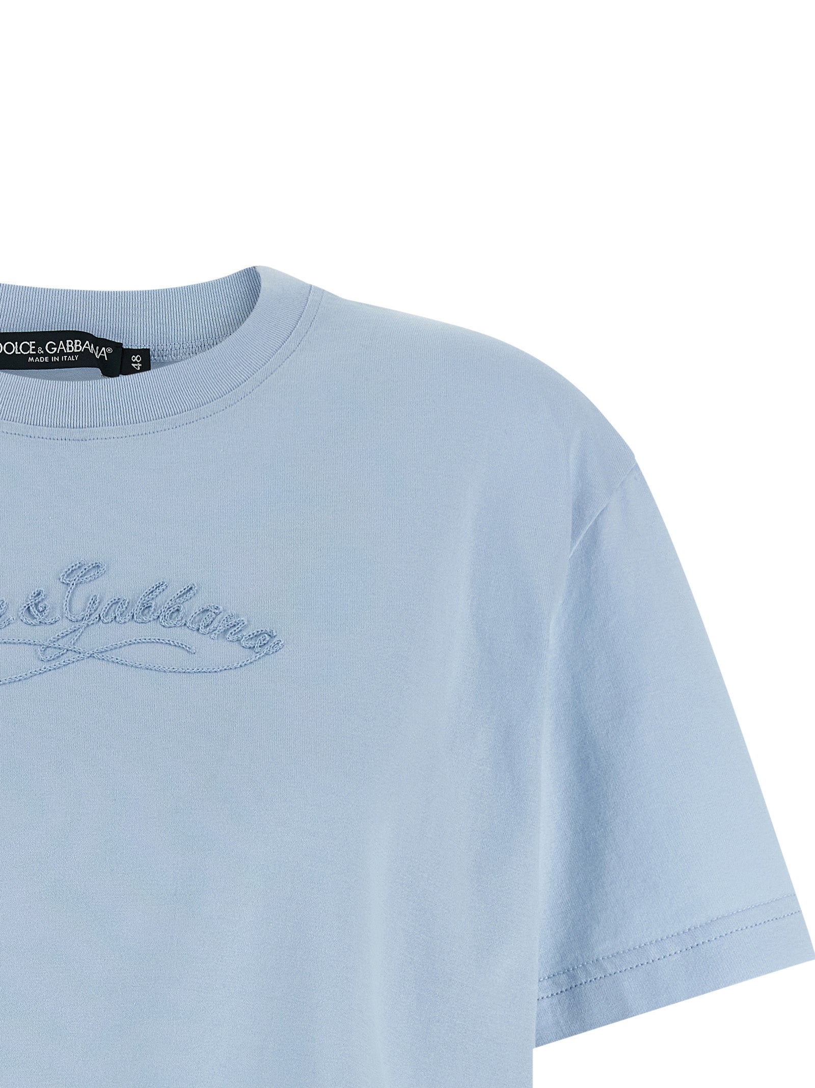 Dolce & Gabbana Chain Embroidery T-shirt