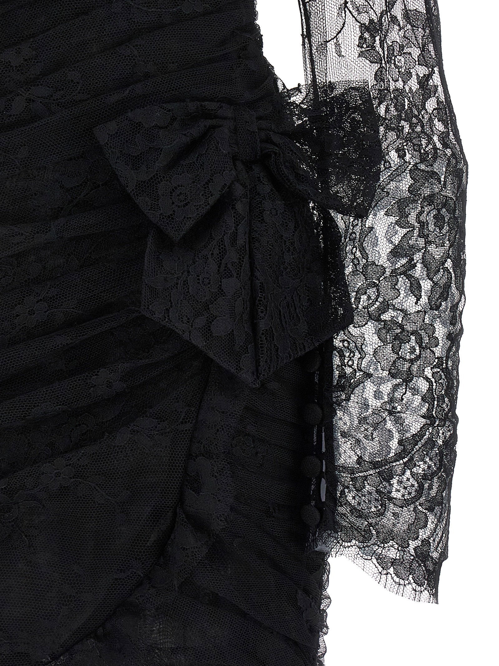 Alessandra Rich Draped Dress.