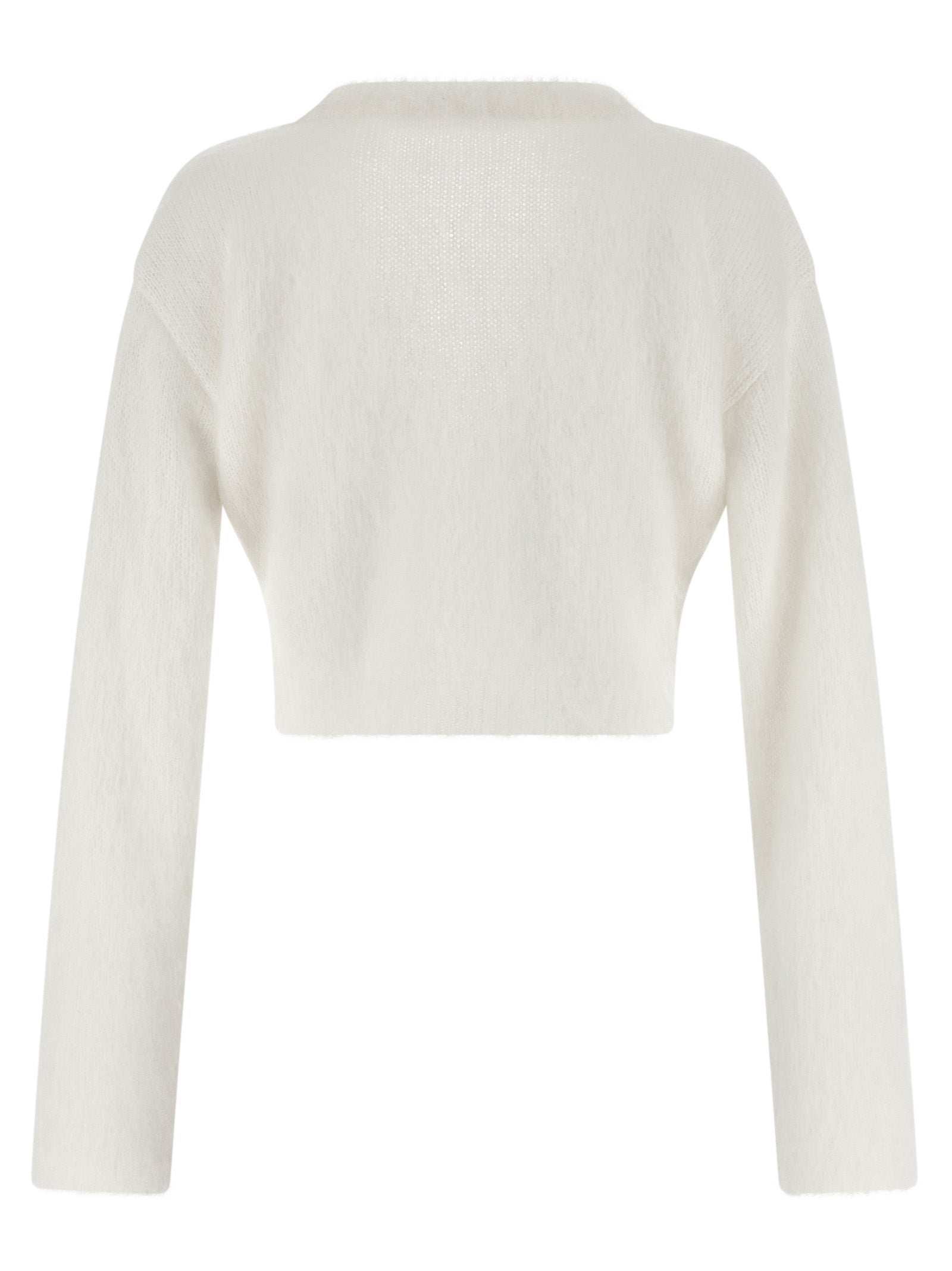 Alessandra Rich Carded Mohair Cardigan