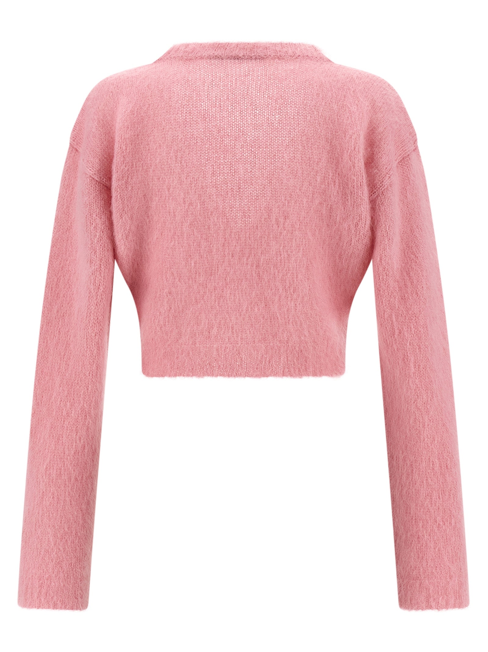 Alessandra Rich Carded Mohair Cardigan