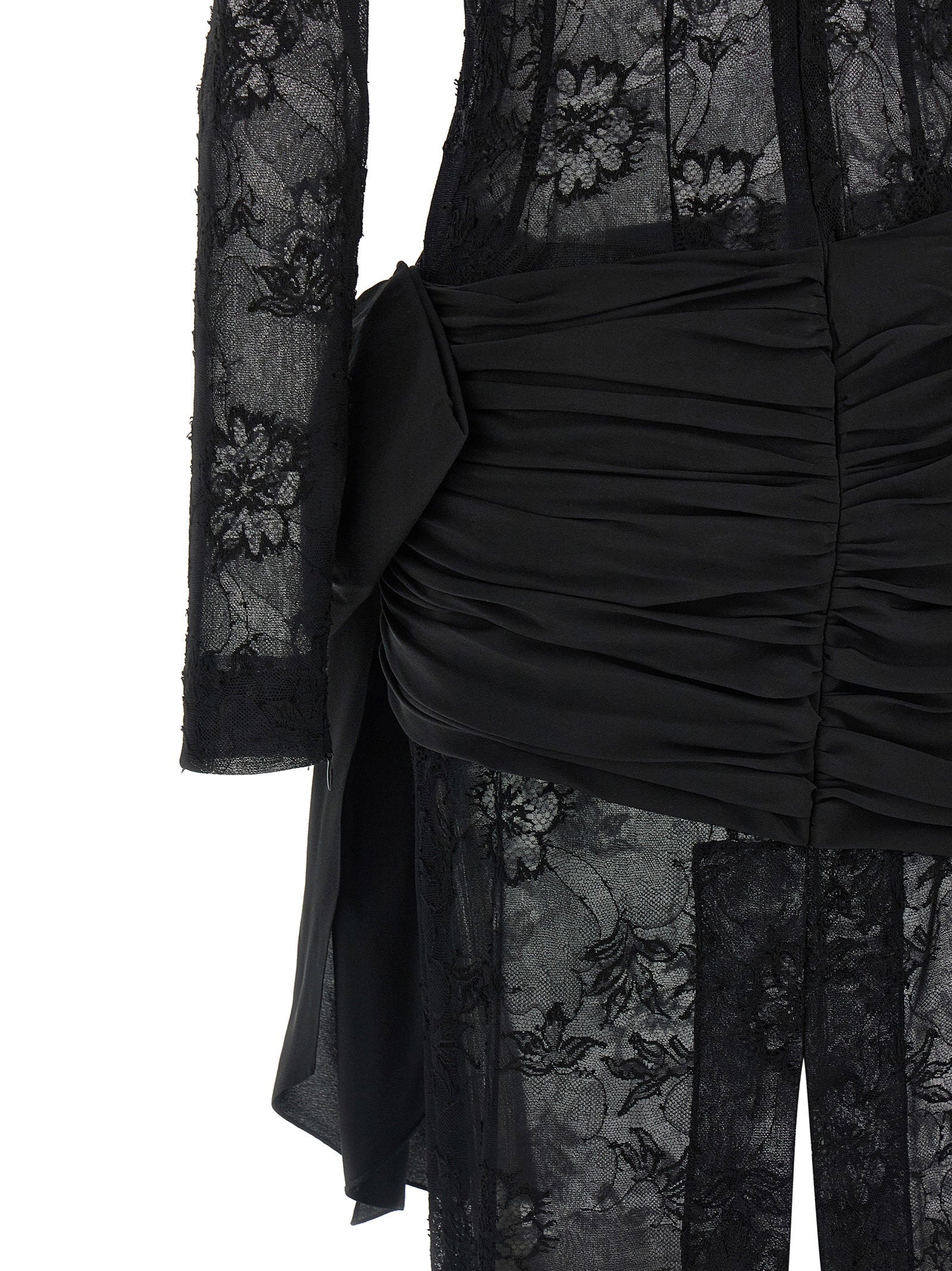 Alessandra Rich Lace Bustier Dress