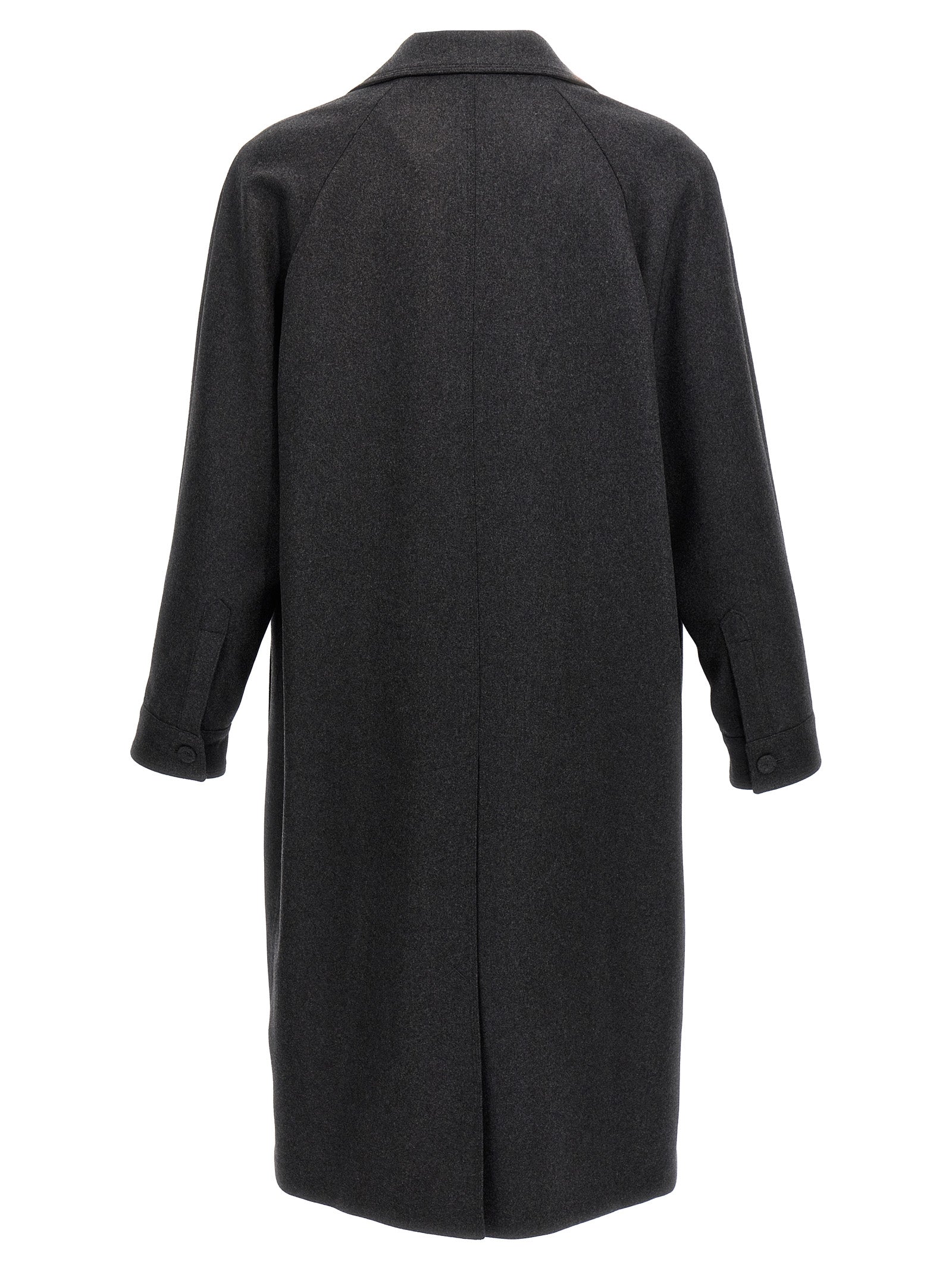 Fendi Single-breasted Cashmere Coat