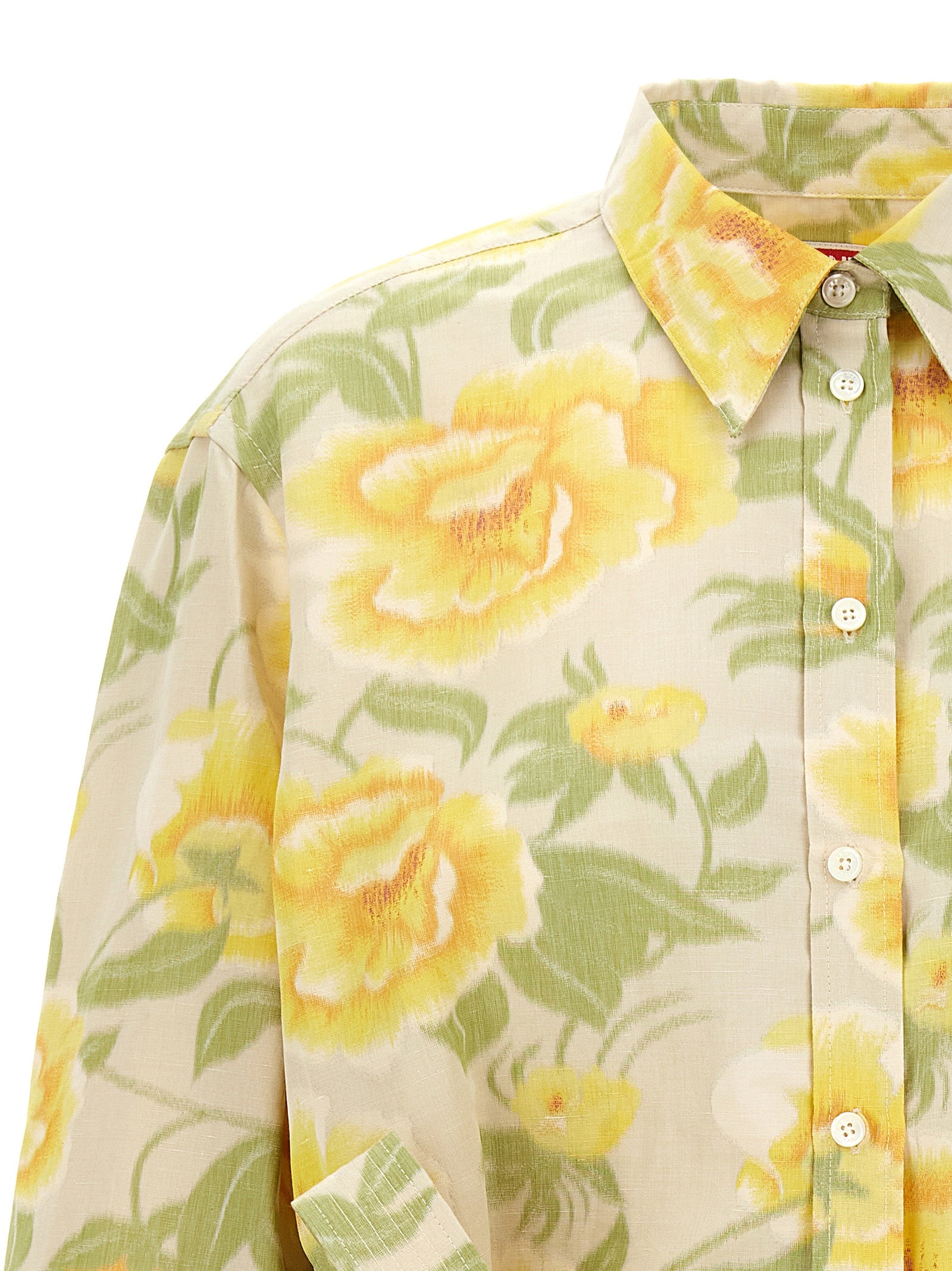 Kenzo Peonies Kimono Sleeve Dress