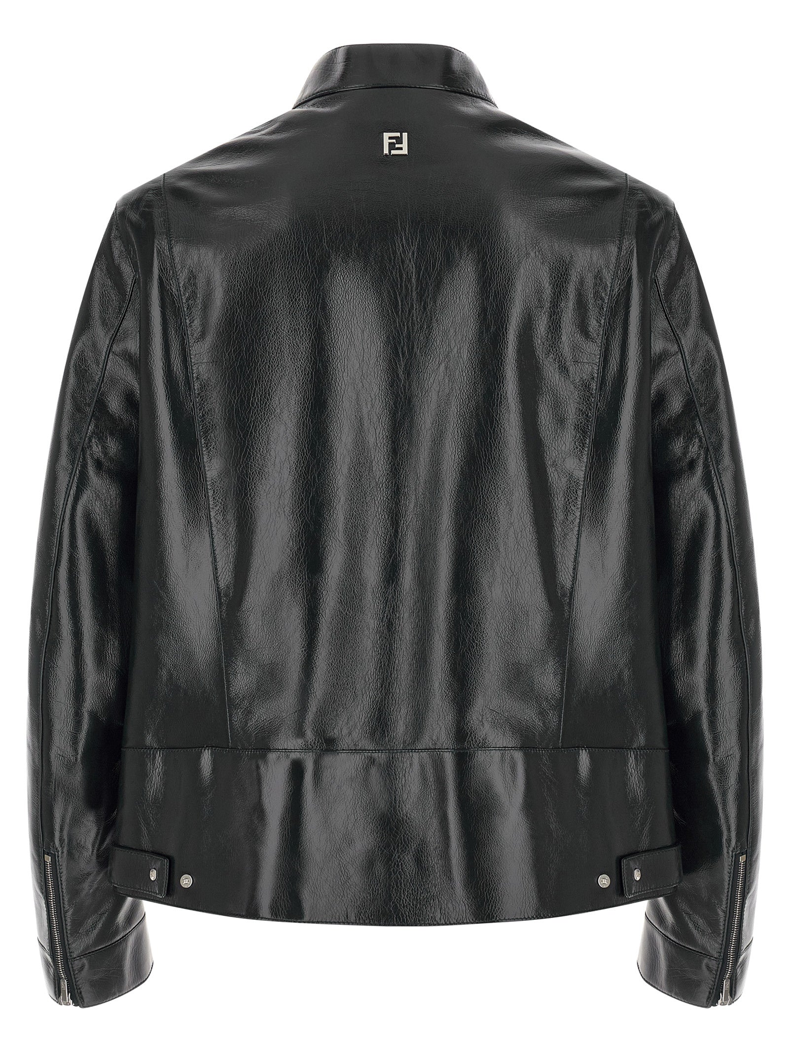 Fendi Lacquered Leather Blouson