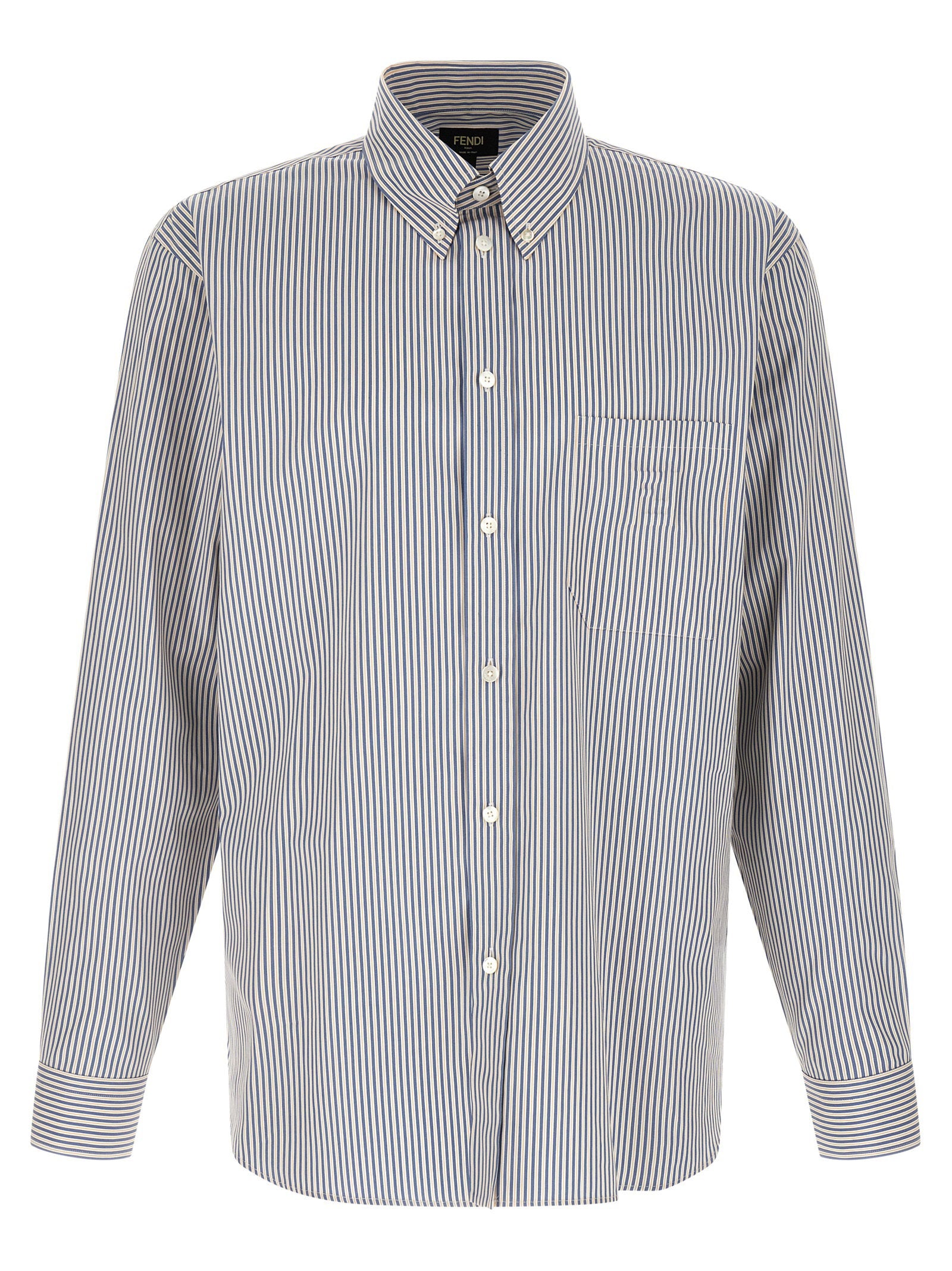 Fendi Striped Button-down Shirt