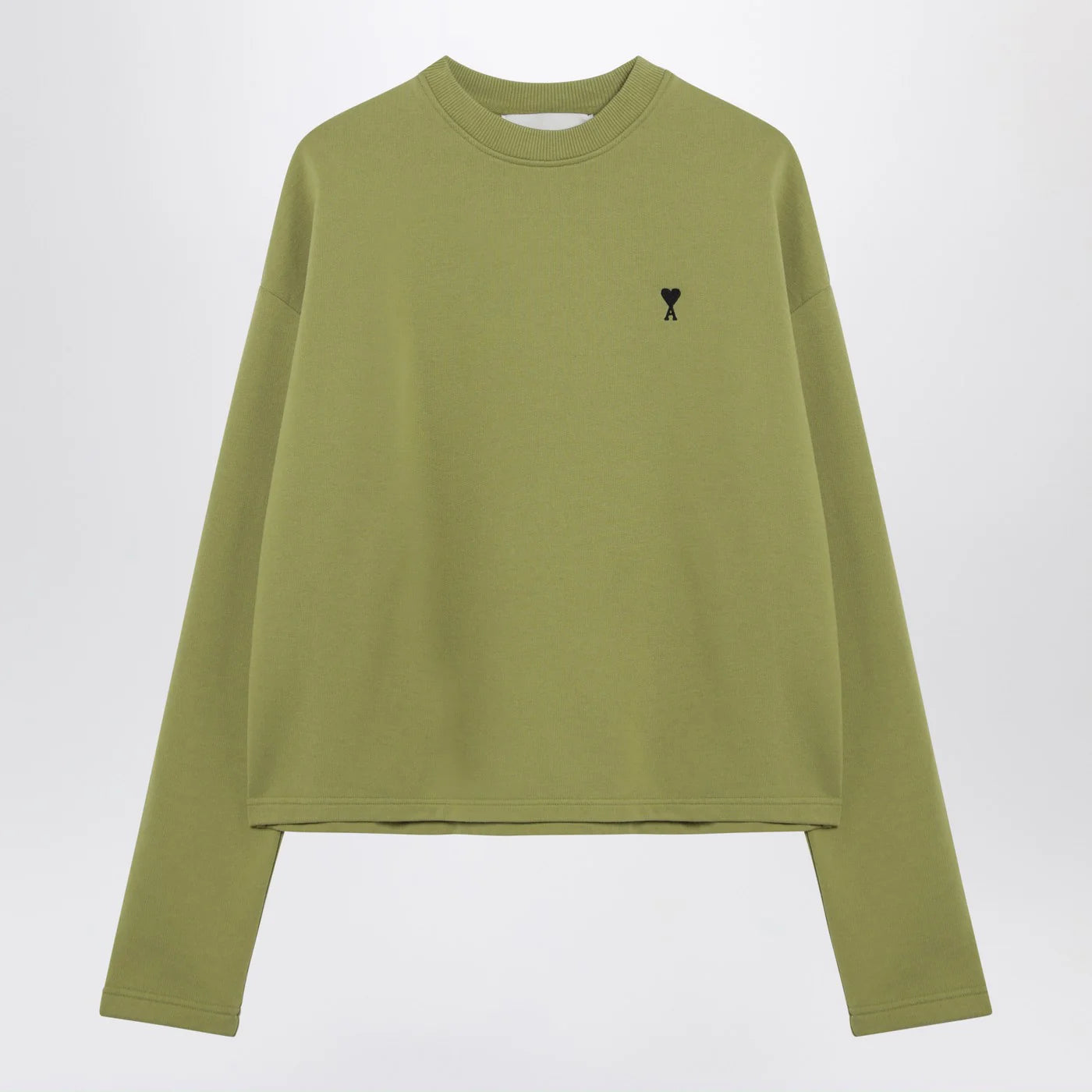 Ami Paris Ami de Coeur matcha green sweatshirt