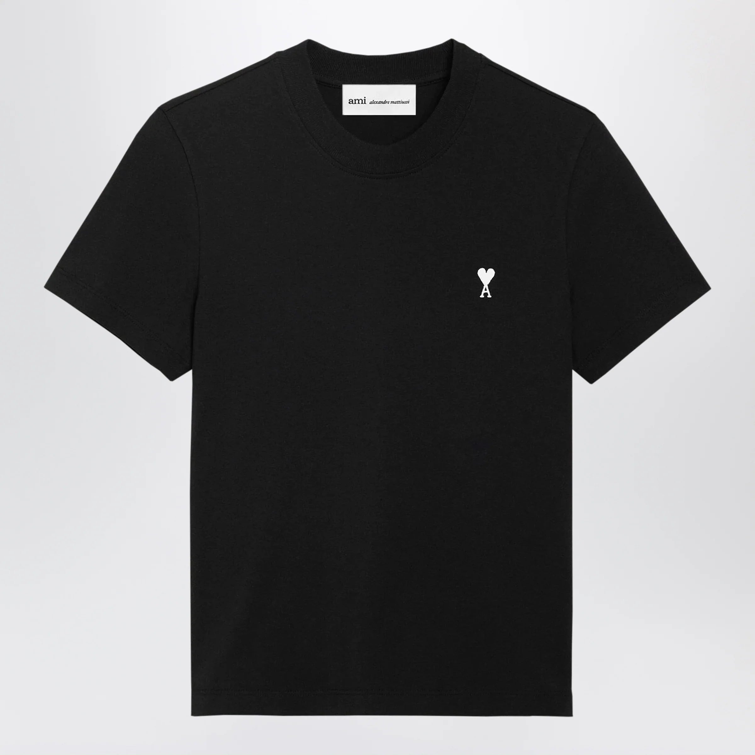 Ami Paris Black Ami De Coeur T-shirt