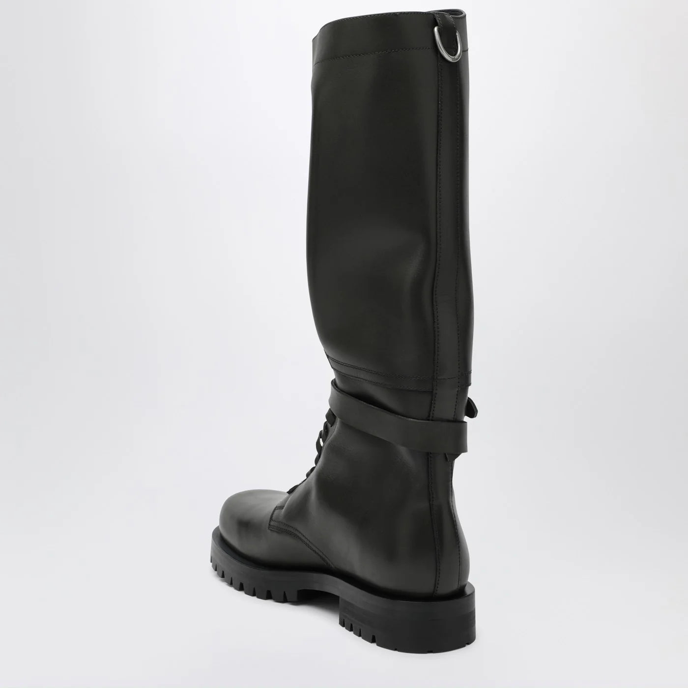 Durazzi Milano Dark green high combat boots