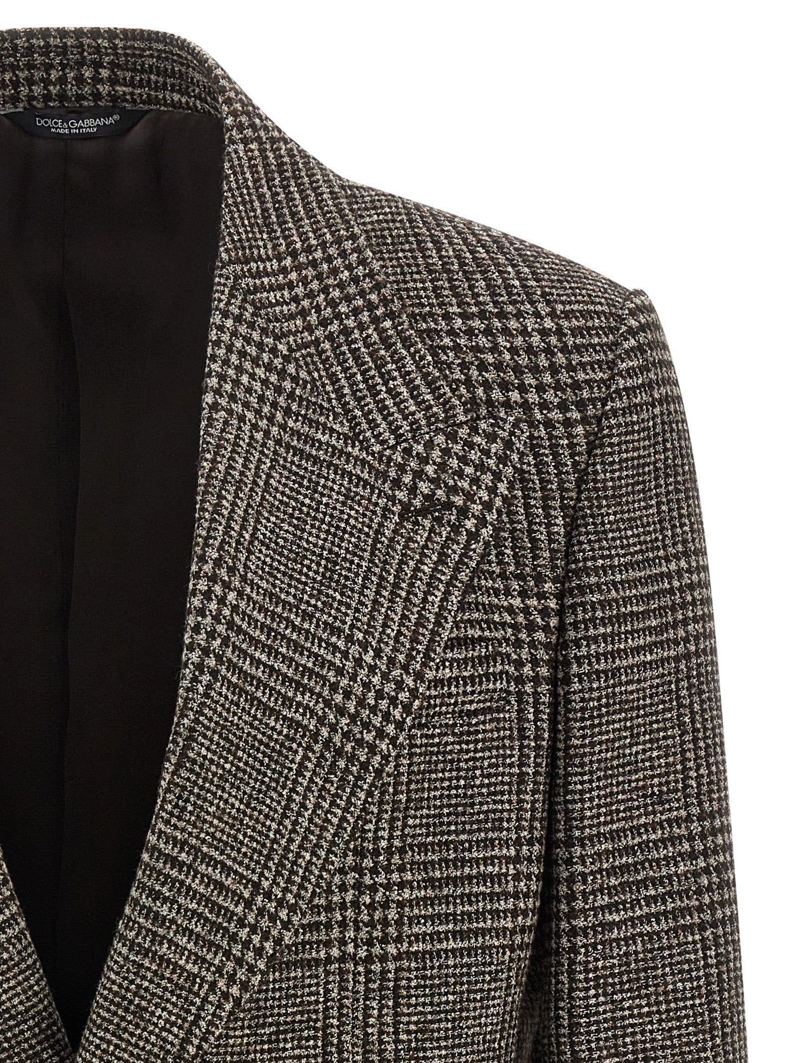 Dolce & Gabbana Prince Of Wales Wool Blazer