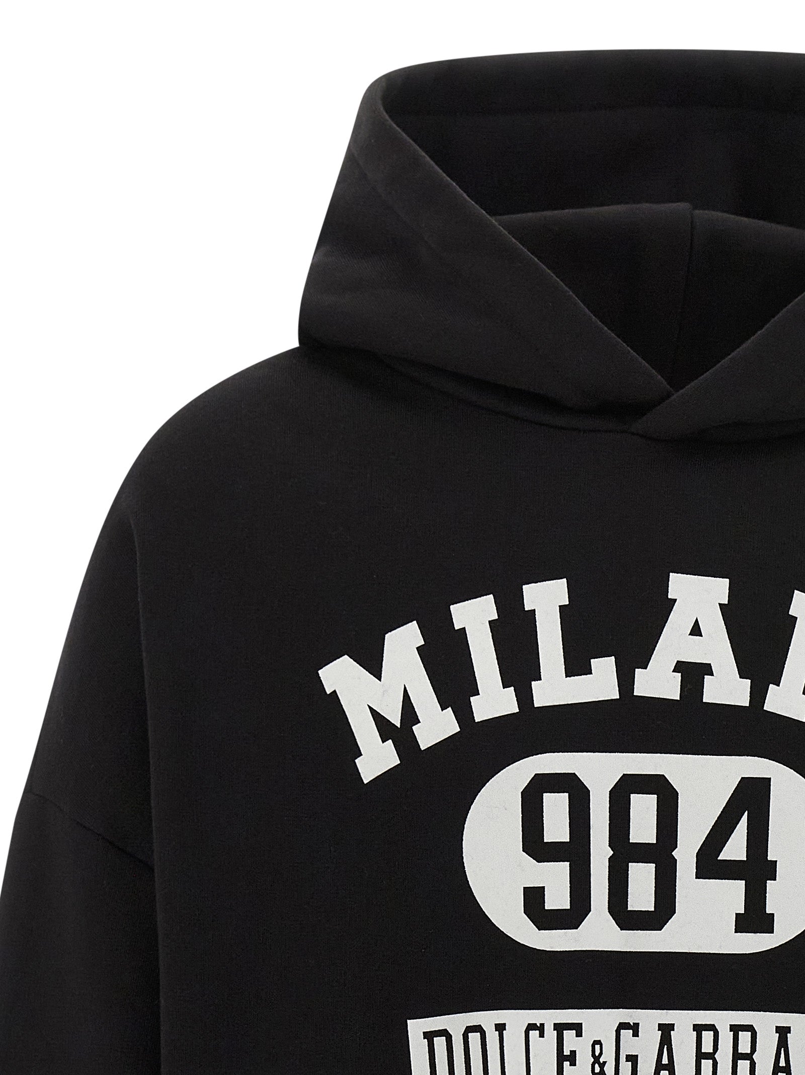 Dolce & Gabbana Flocked Print Hoodie