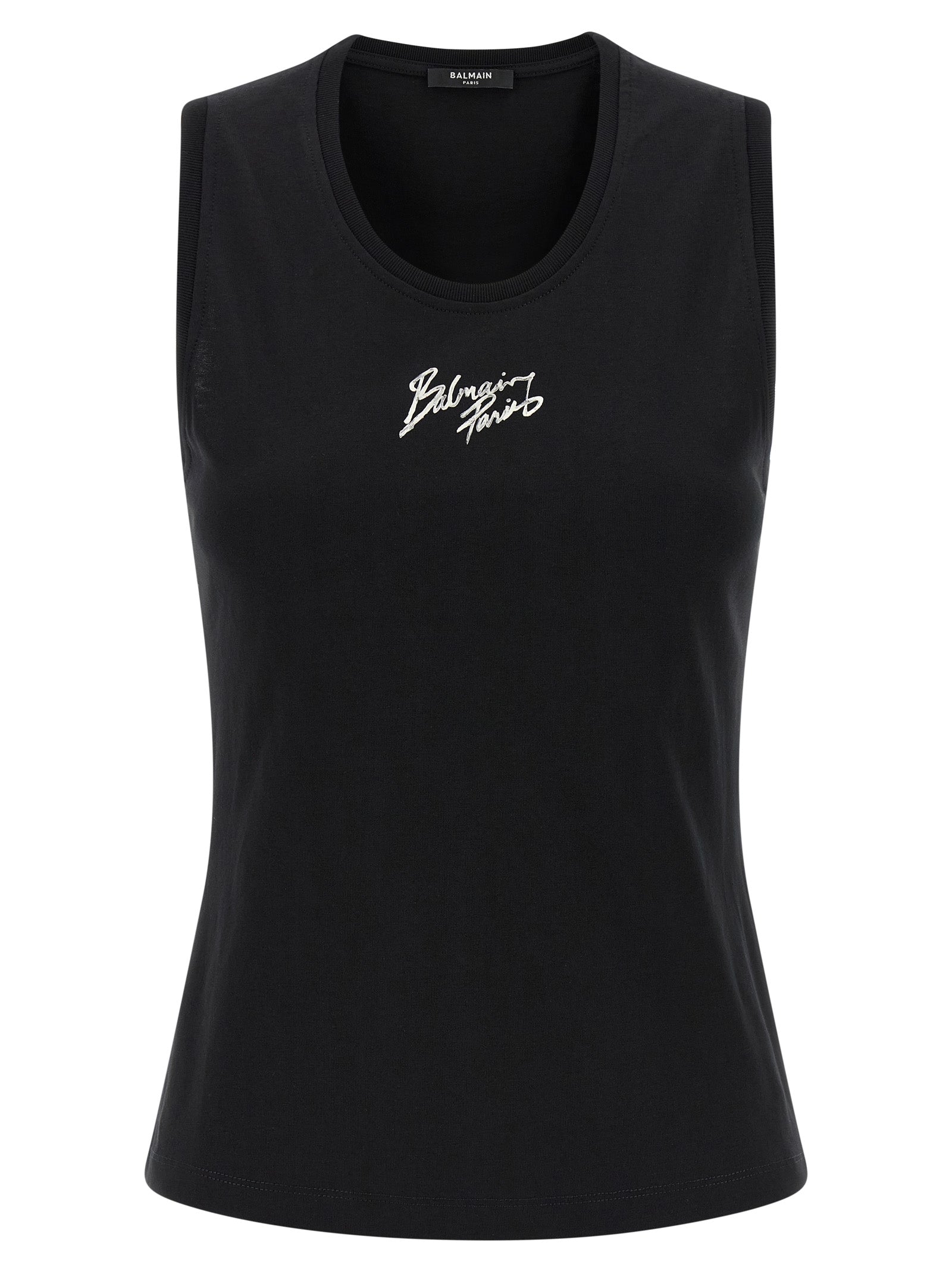 Balmain Paris Print Top