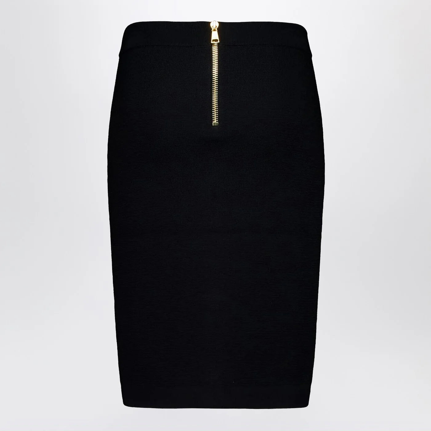 Balmain Black tweed pencil skirt
