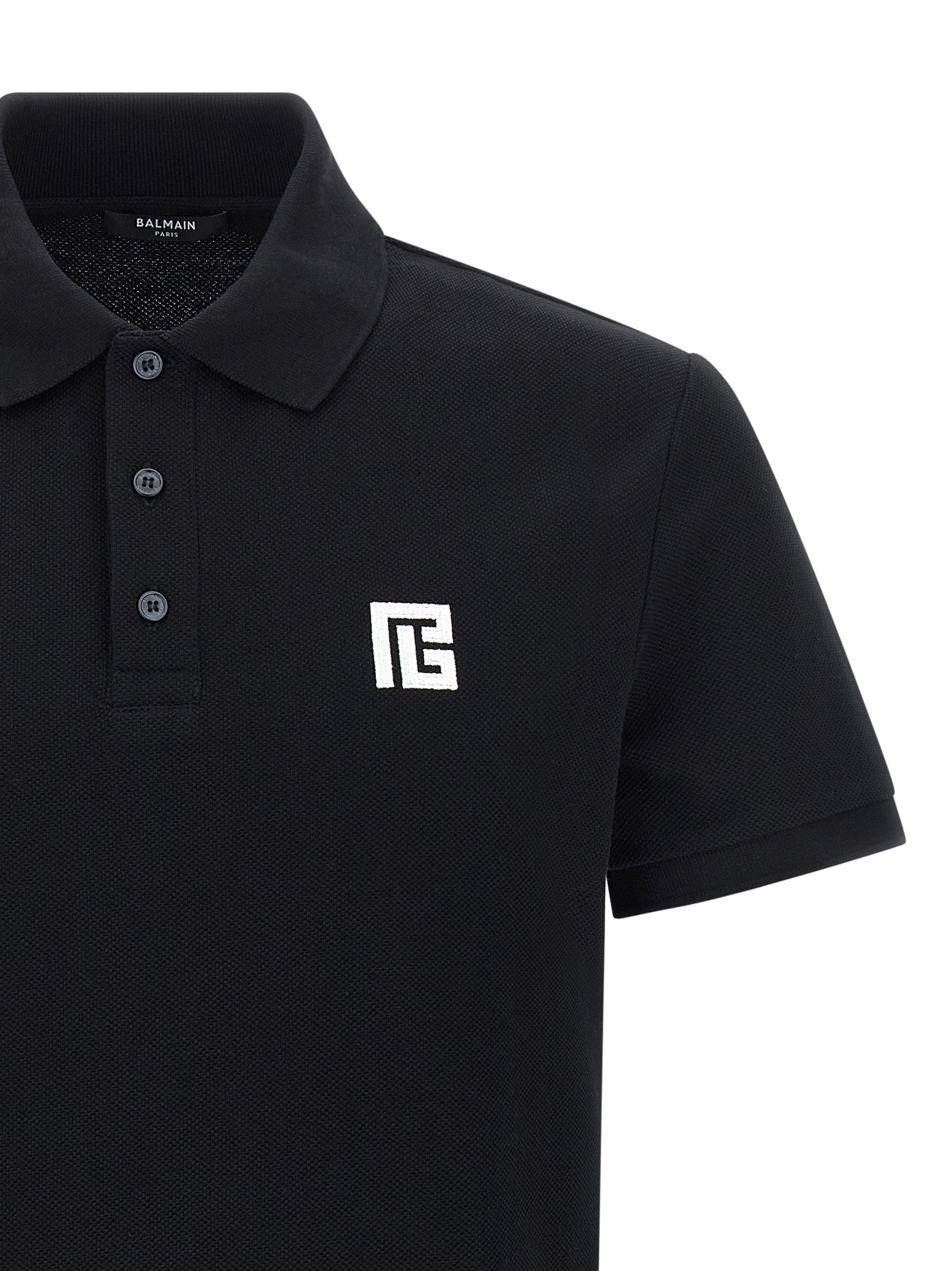 Balmain Embroidery Polo Shirt