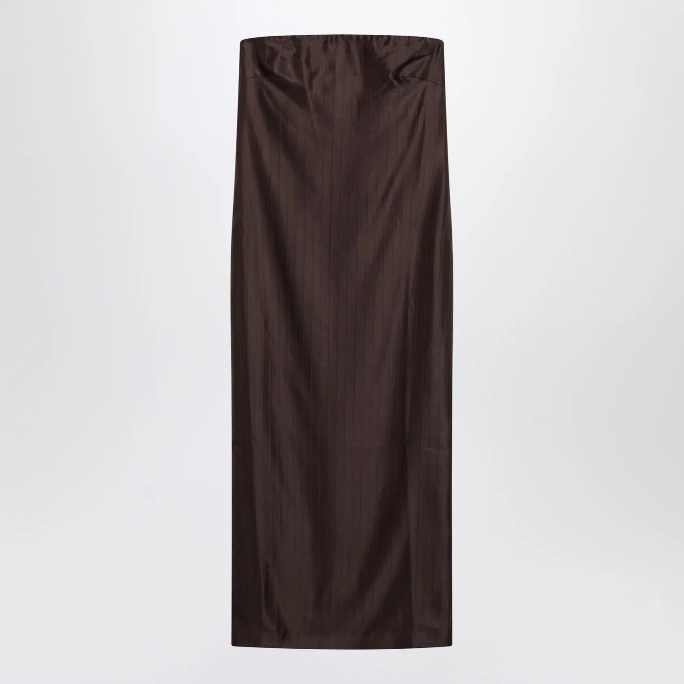 LouLou De Saison Brown Giulia bustier dress