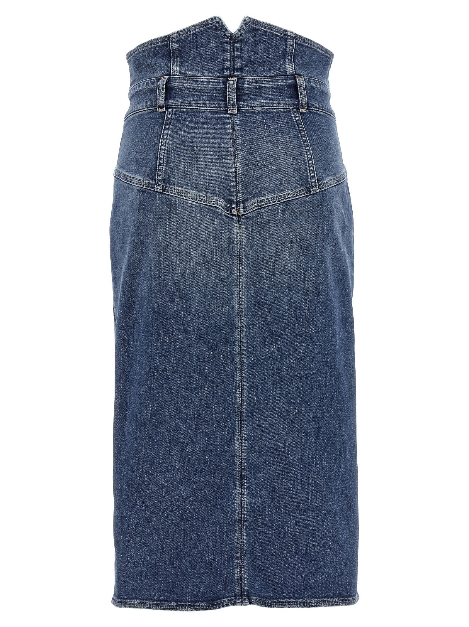Elisabetta Franchi Denim Skirt