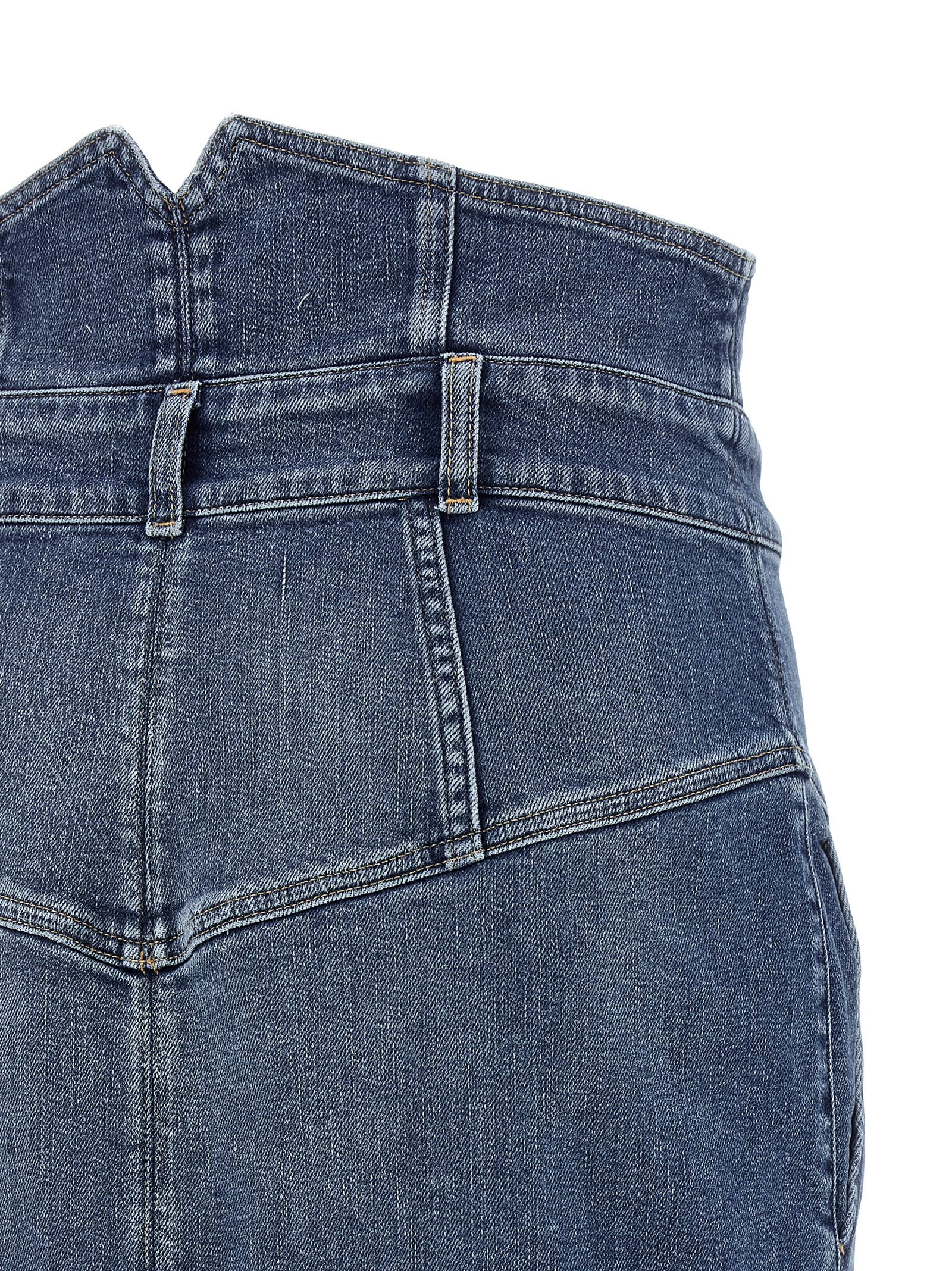 Elisabetta Franchi Denim Skirt