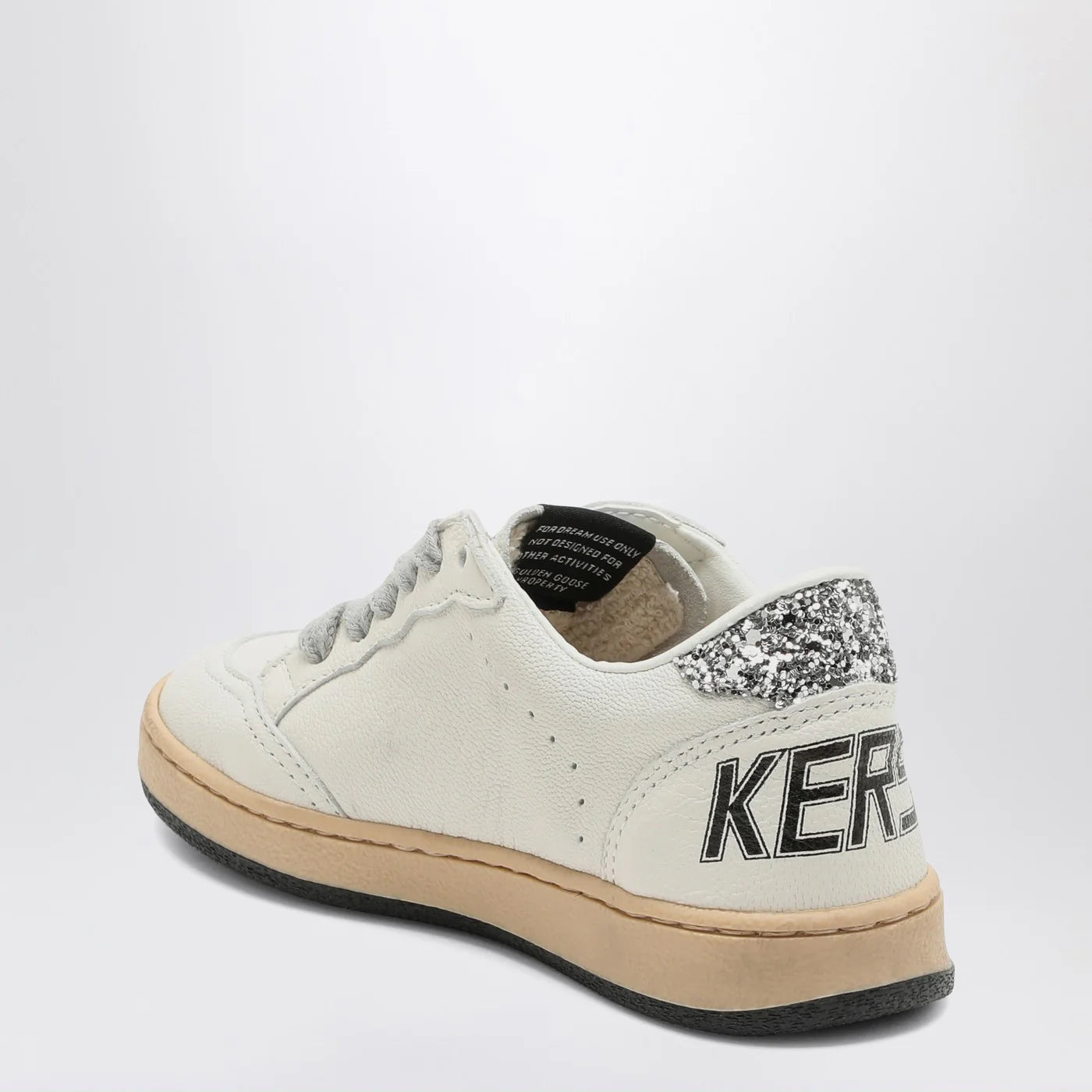 Golden Goose Ball Star white/silver trainer