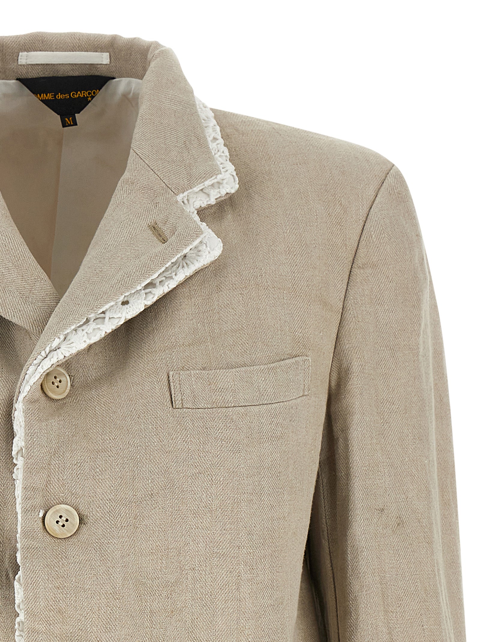 Comme Des Garcons Double Layer Lapel Blazer