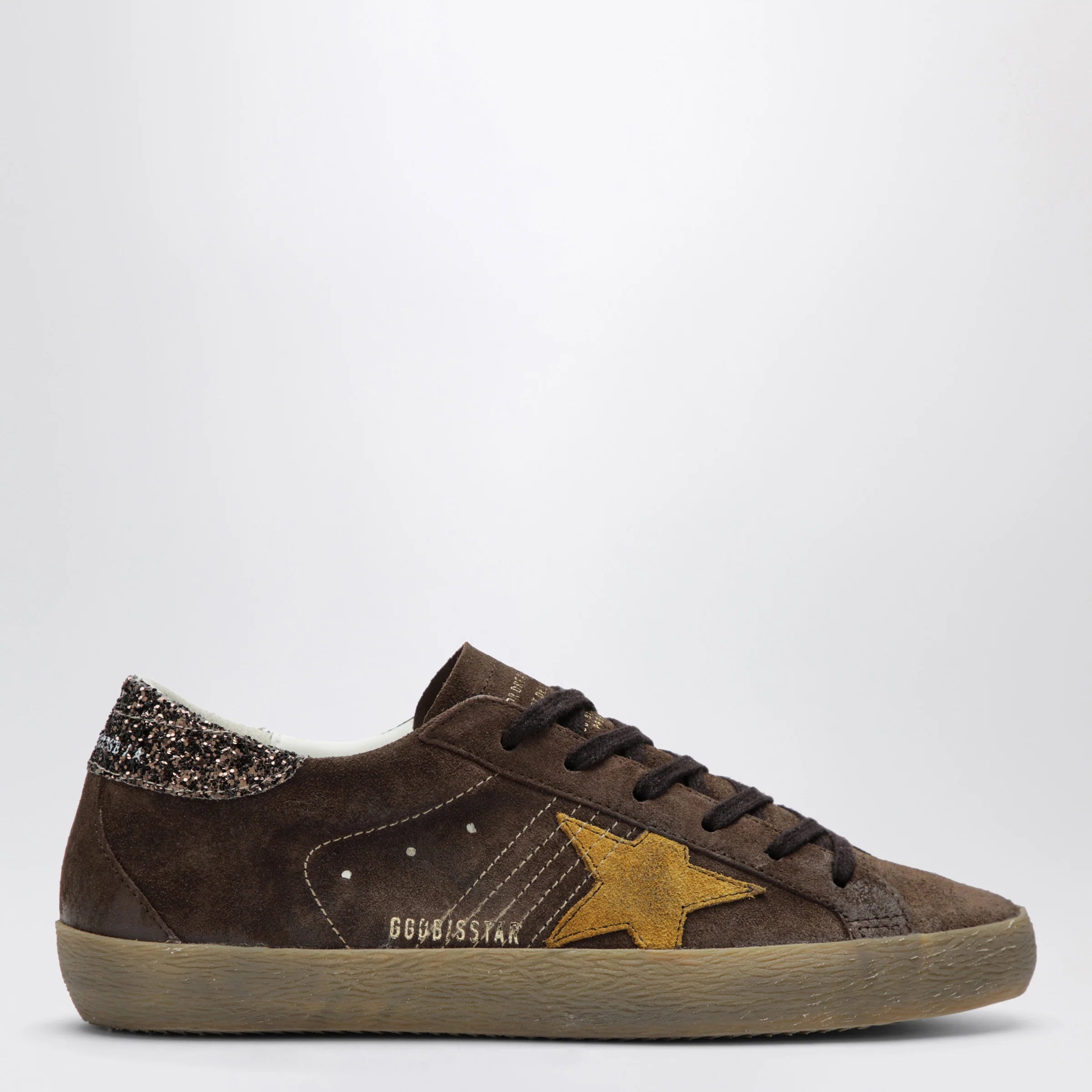 Golden Goose Super-Star brown/ochre suede sneakers