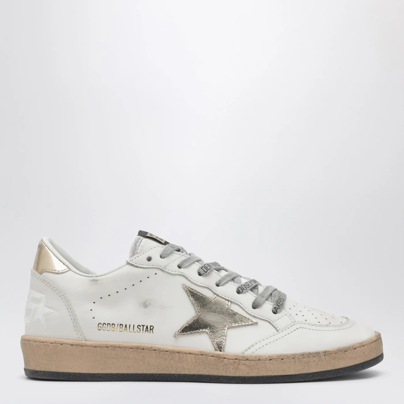 Golden Goose Sneakers Ball Star white latte/gold